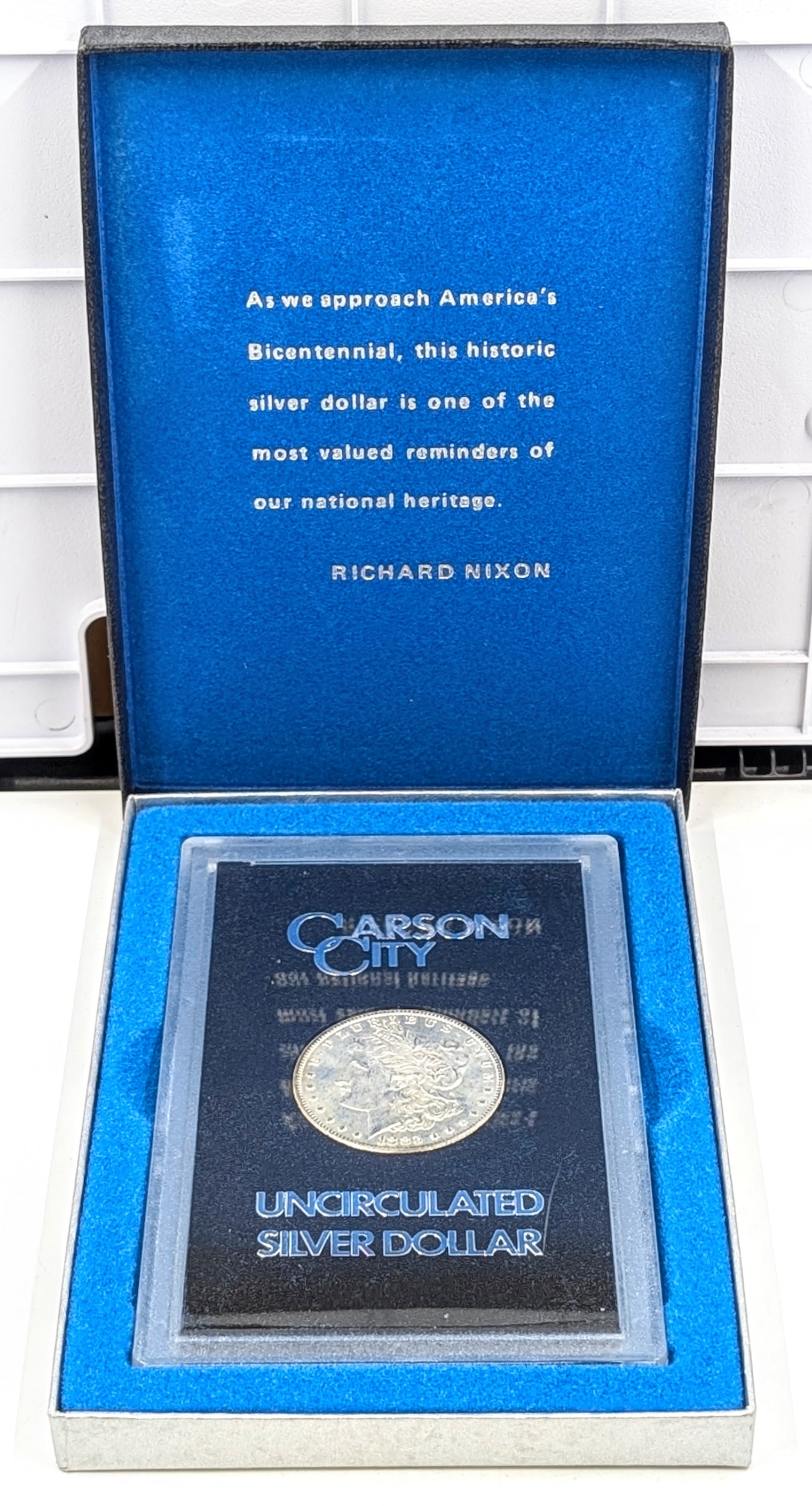 FEATURE Uncirculated 1883-CC Morgan Silver Dollar w/ Box - Carson City Mint: FEATURE