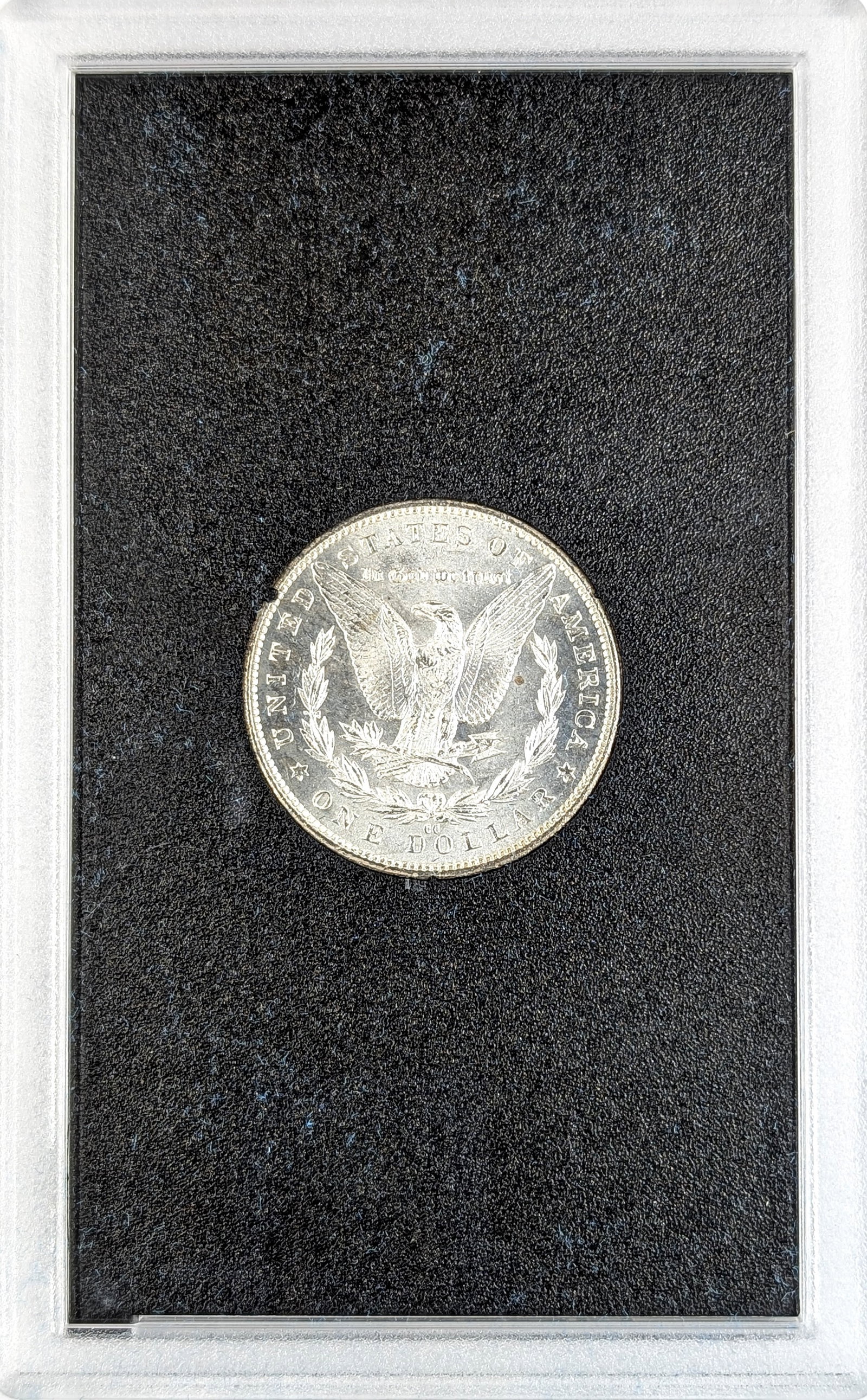 FEATURE Uncirculated 1883-CC Morgan Silver Dollar w/ Box - Carson City Mint - 2