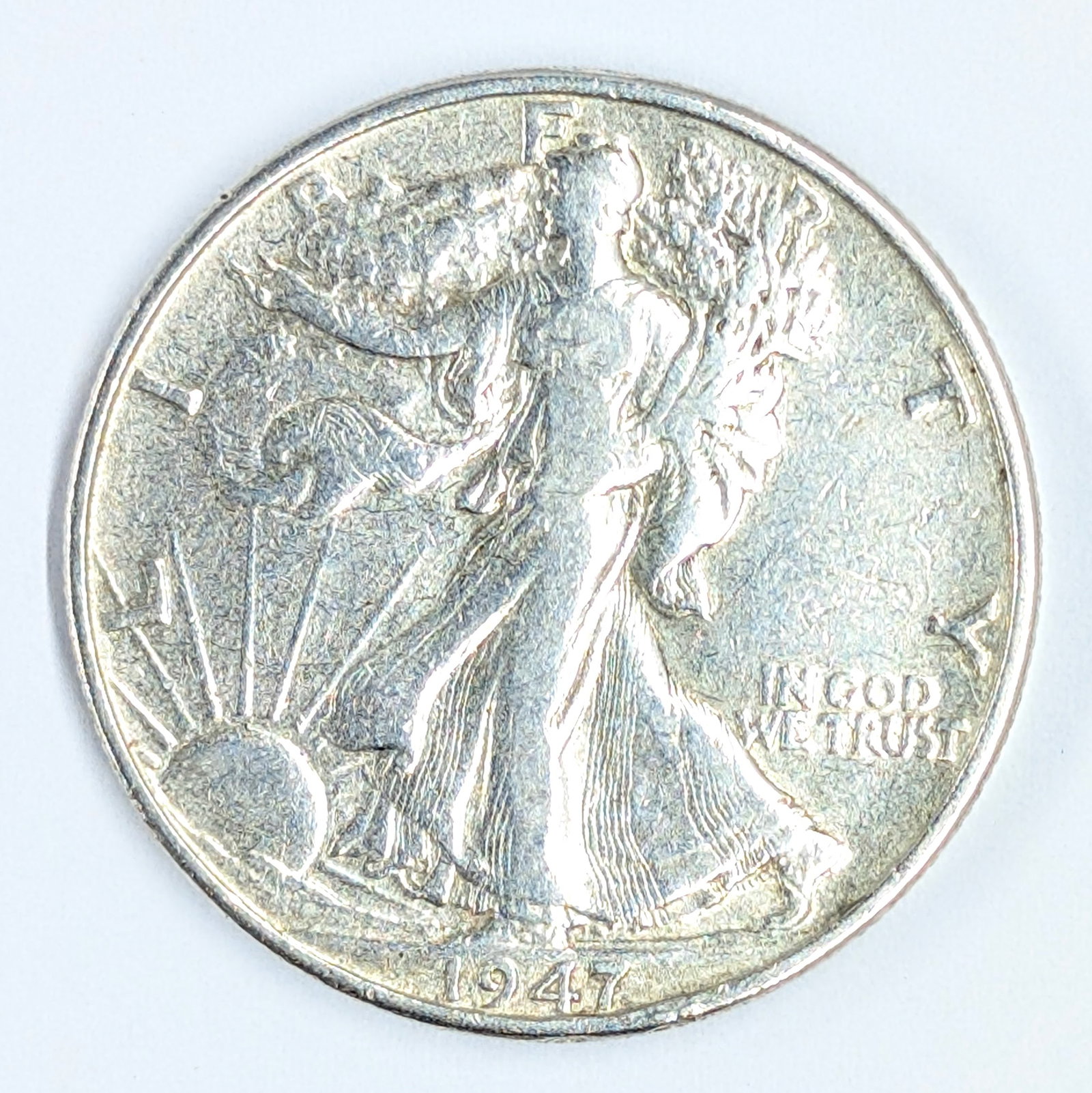 1947 Silver Walking Liberty Half Dollar (1 of 2)