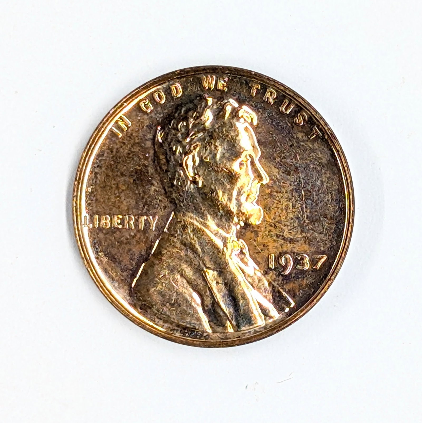 1937 Wheat Cent - Uncirculated: Coin