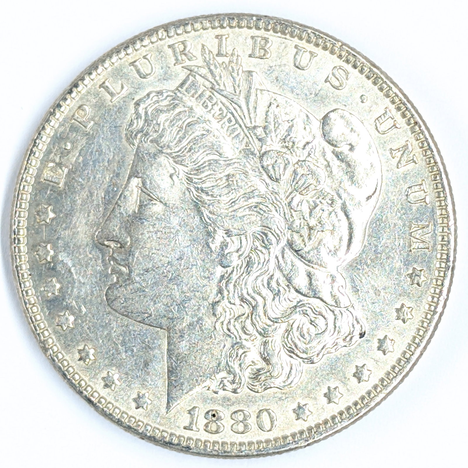 1880-O Morgan Silver Dollar - AU: Silver