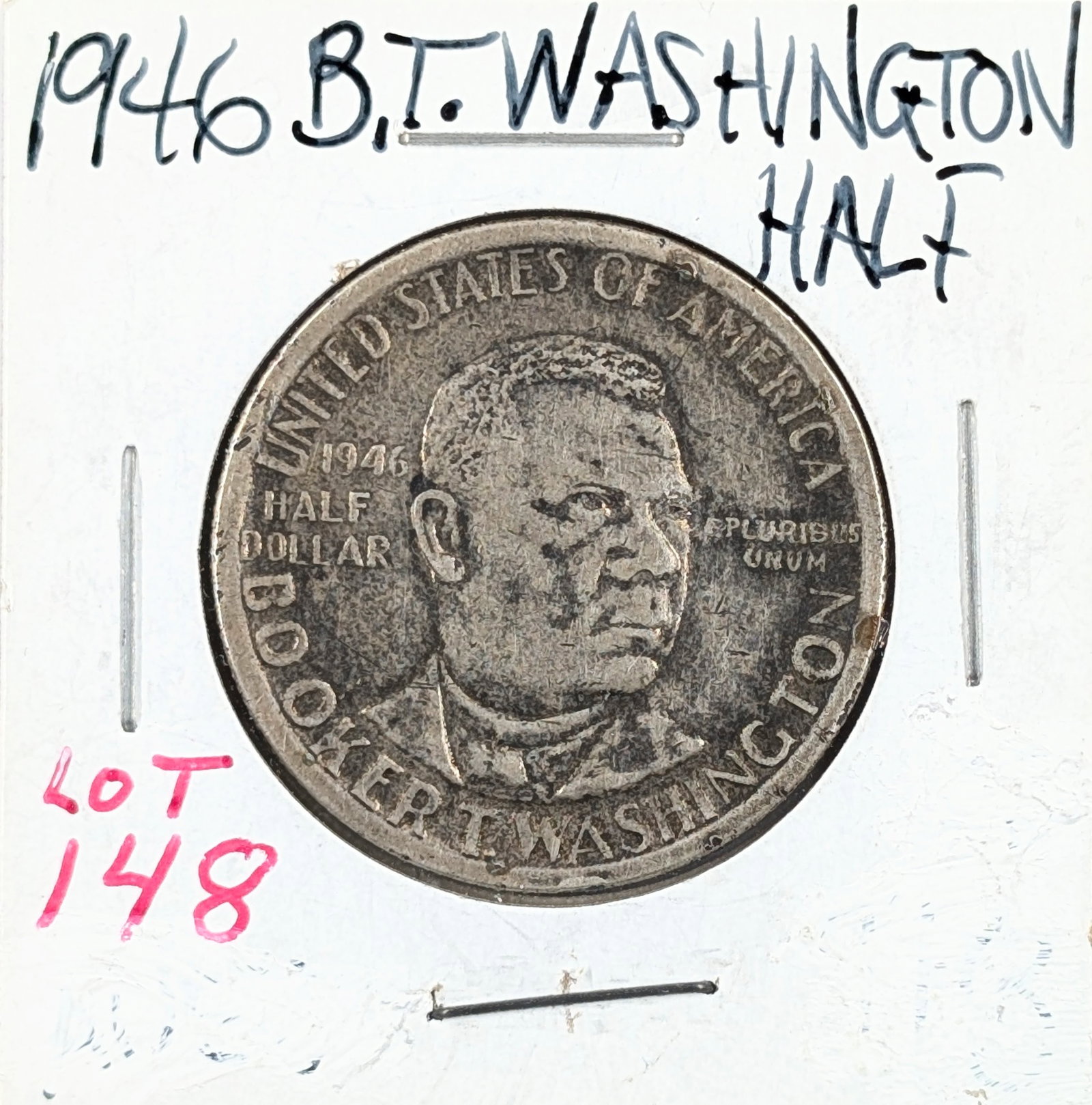 1946 Silver Booker T Washington Half Dollar: Silver