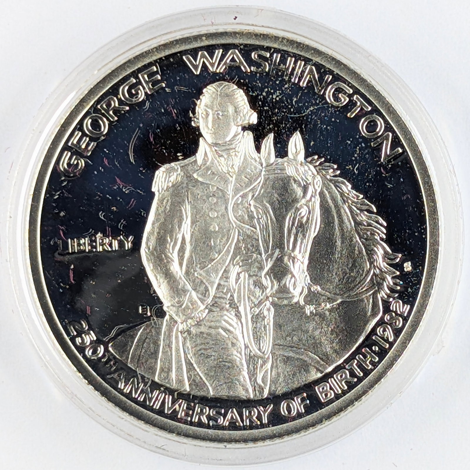 1982-S Proof Silver Washington Commemorative Half Dollar - 250th Anniversary - 2