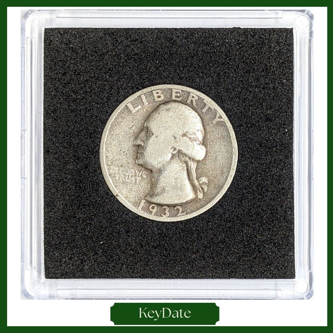 1932-S Silver Washington Quarter - KEY DATE (1 of 3)