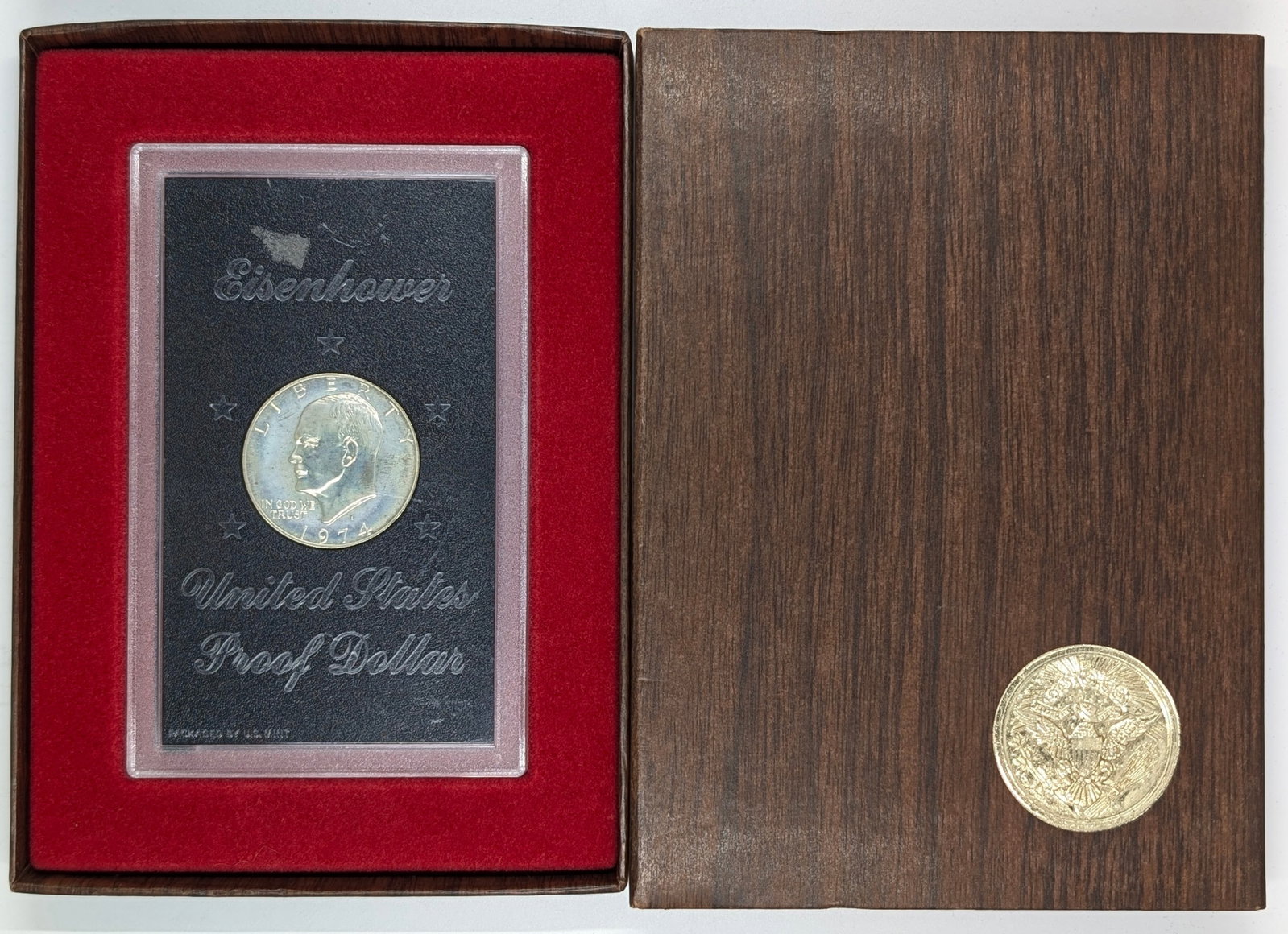 1974 Eisenhower " Ike" Proof Silver Dollar (1 of 3)