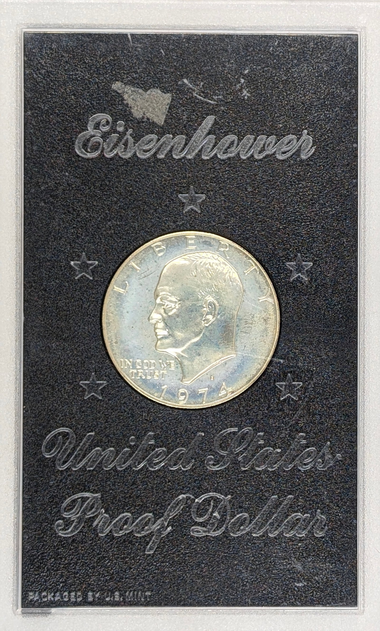 1974 Eisenhower " Ike" Proof Silver Dollar - 2
