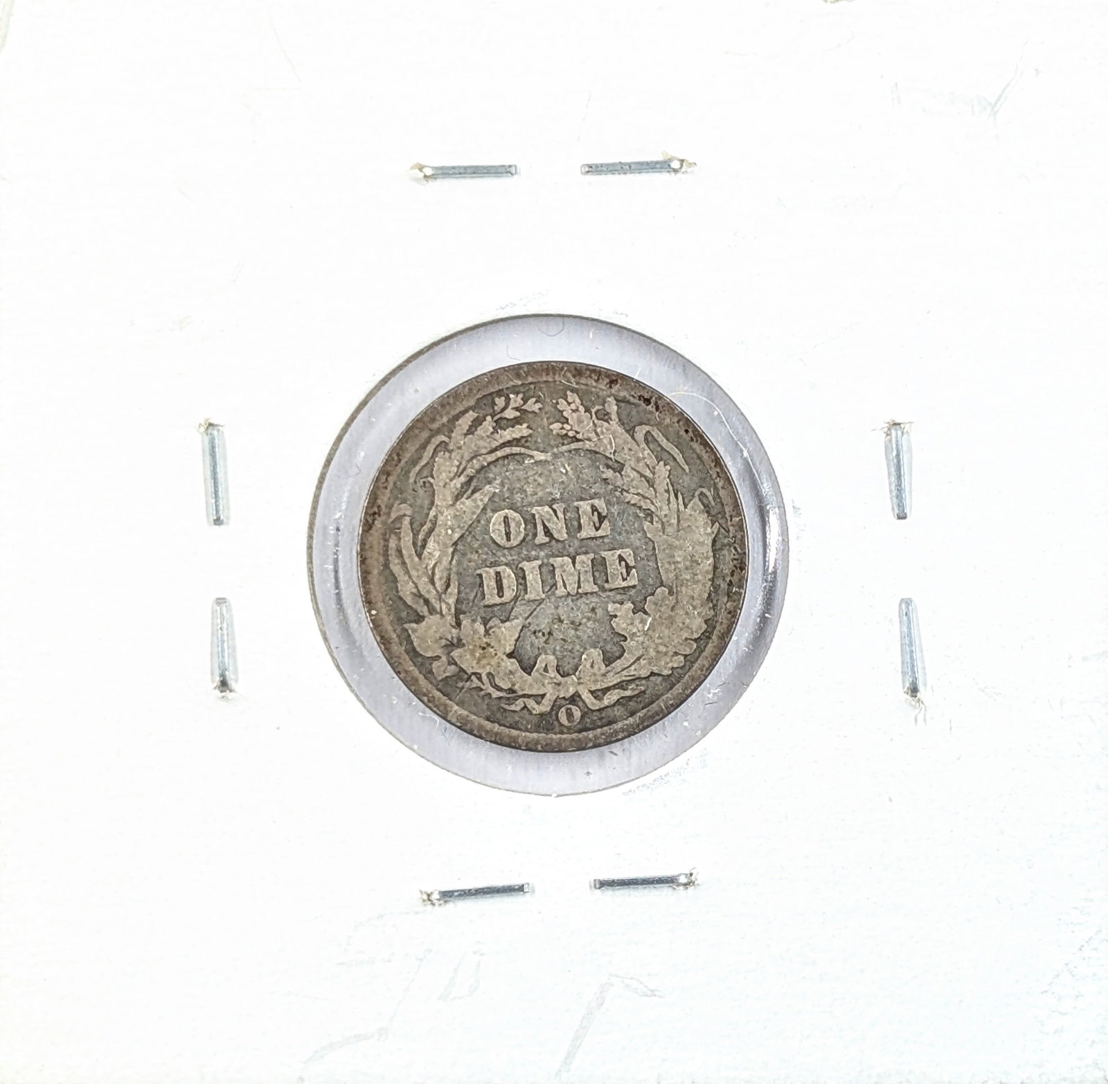 1896-O Silver Barber Dime - 2