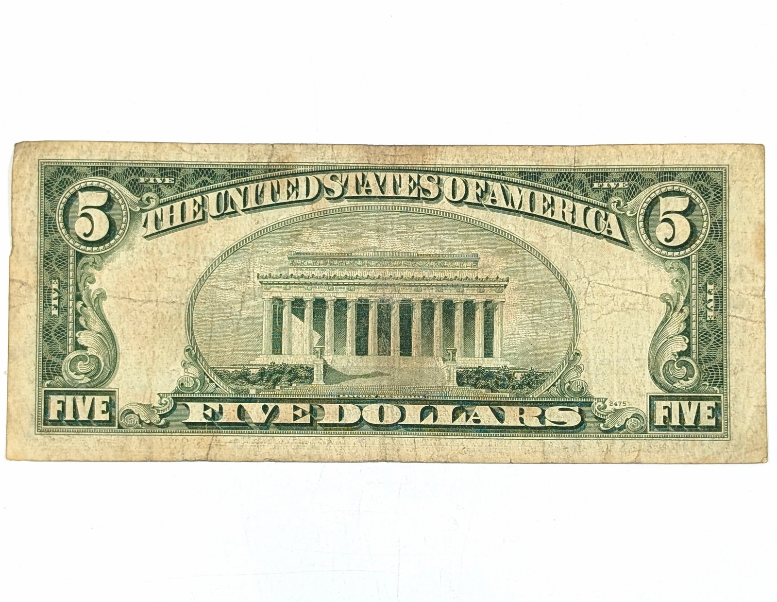 1953-A $5 Note - Silver Certificate - 2