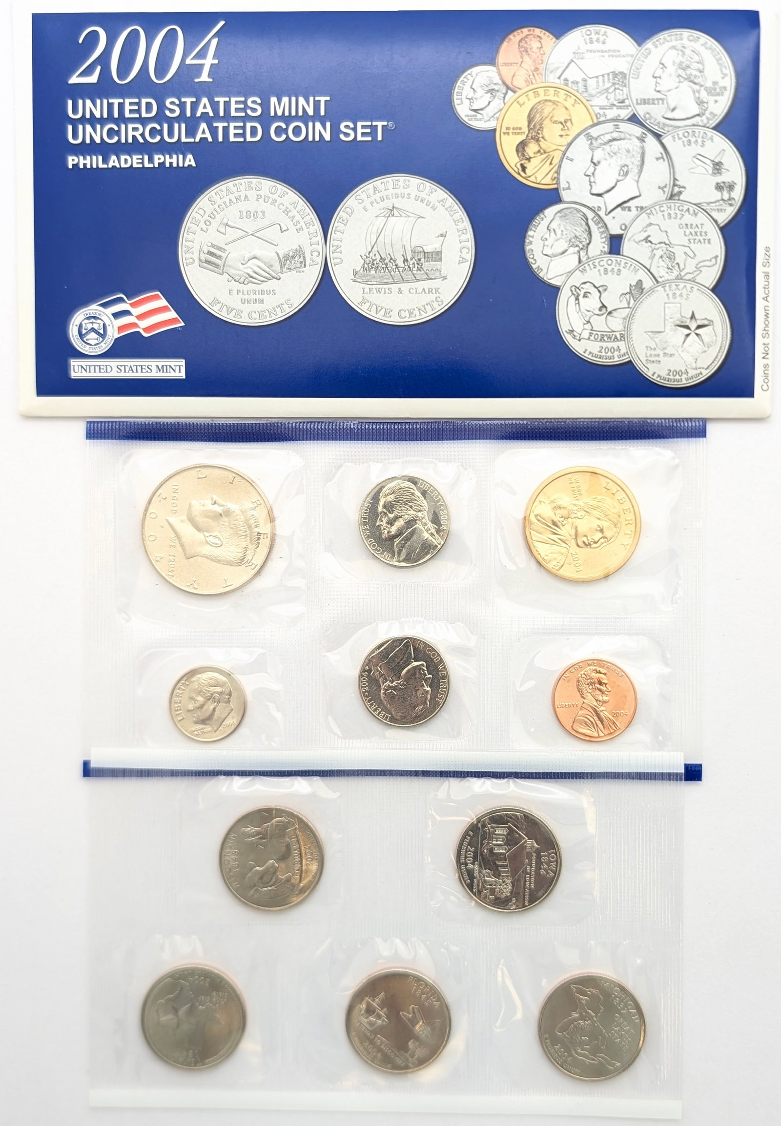 2004-P US Mint Uncirculated Coin Set: Coin