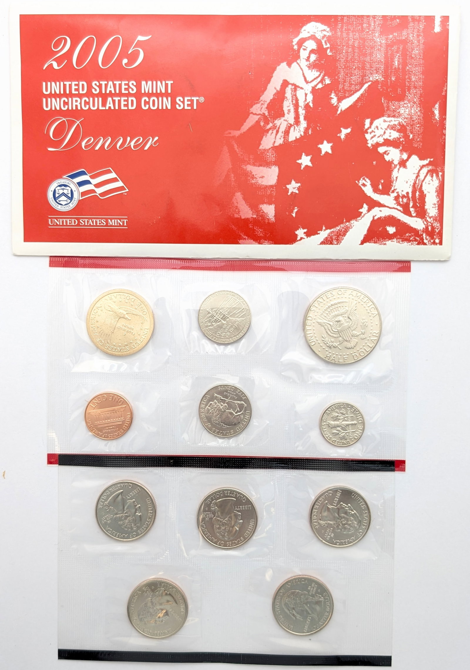 2005-D US Mint Uncirculated Coin Set - 2