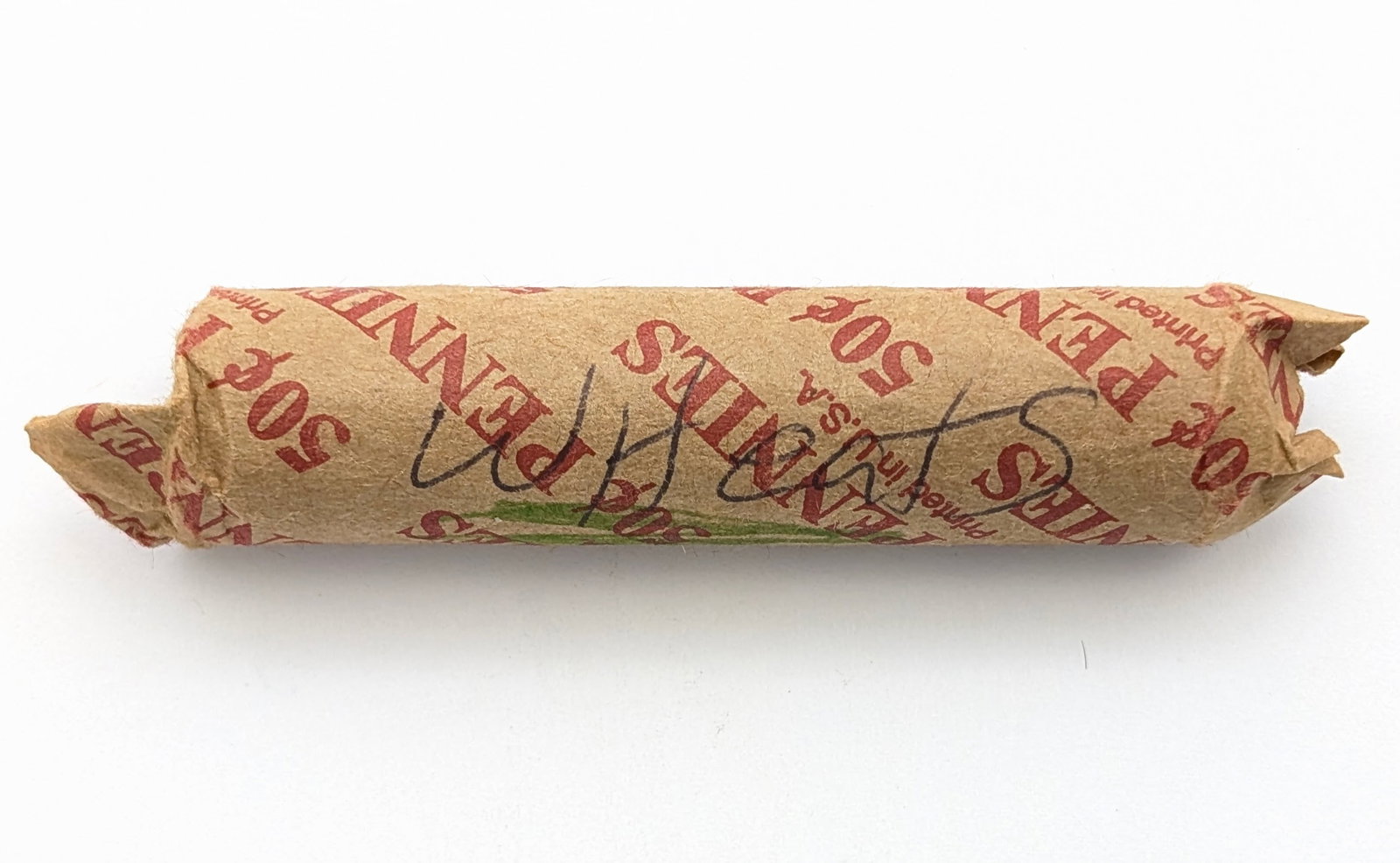 Roll of 50 Wheat Cents - Mixed Dates 1950s - 3