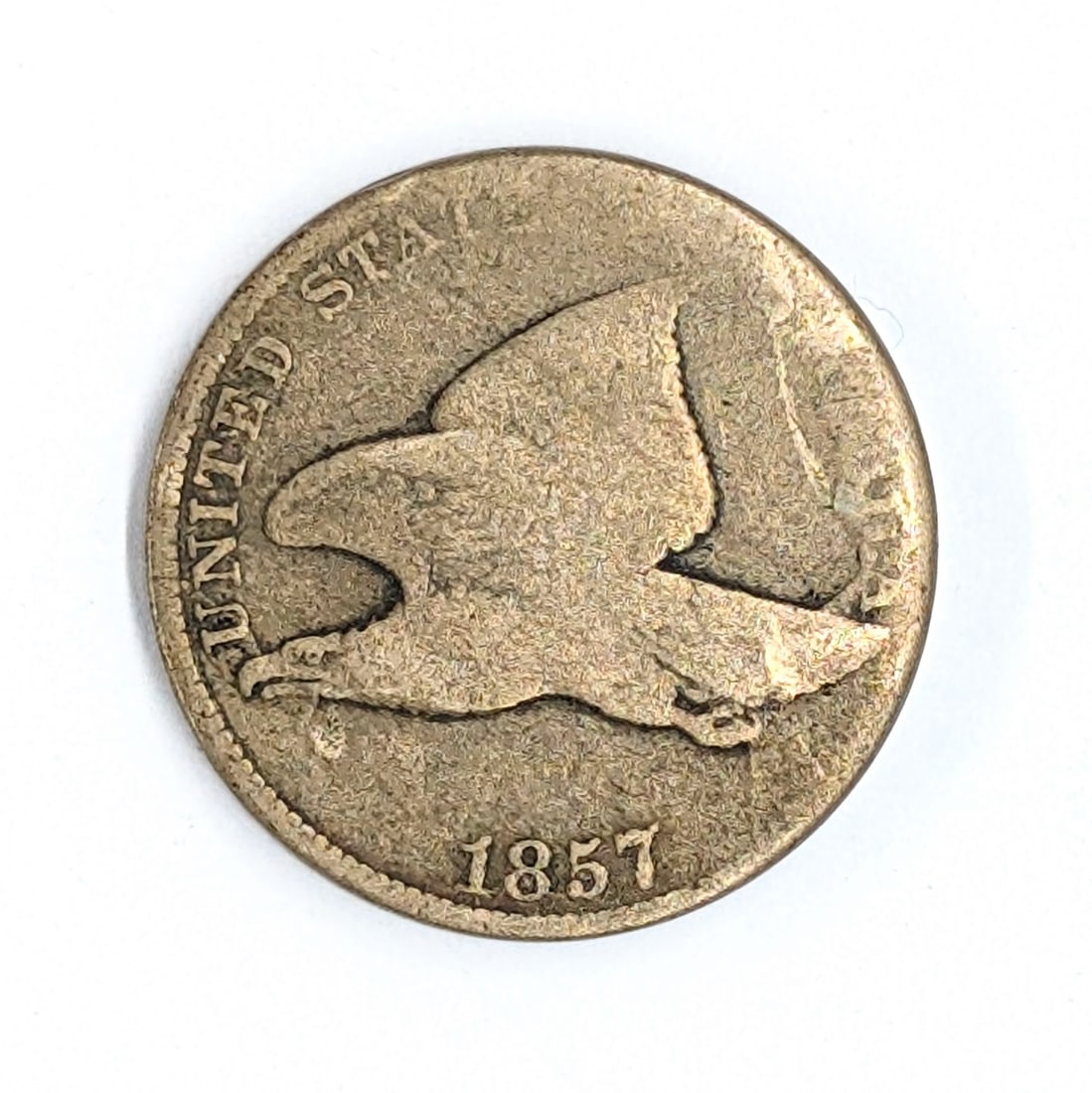 1857 Flying Cent: Coin