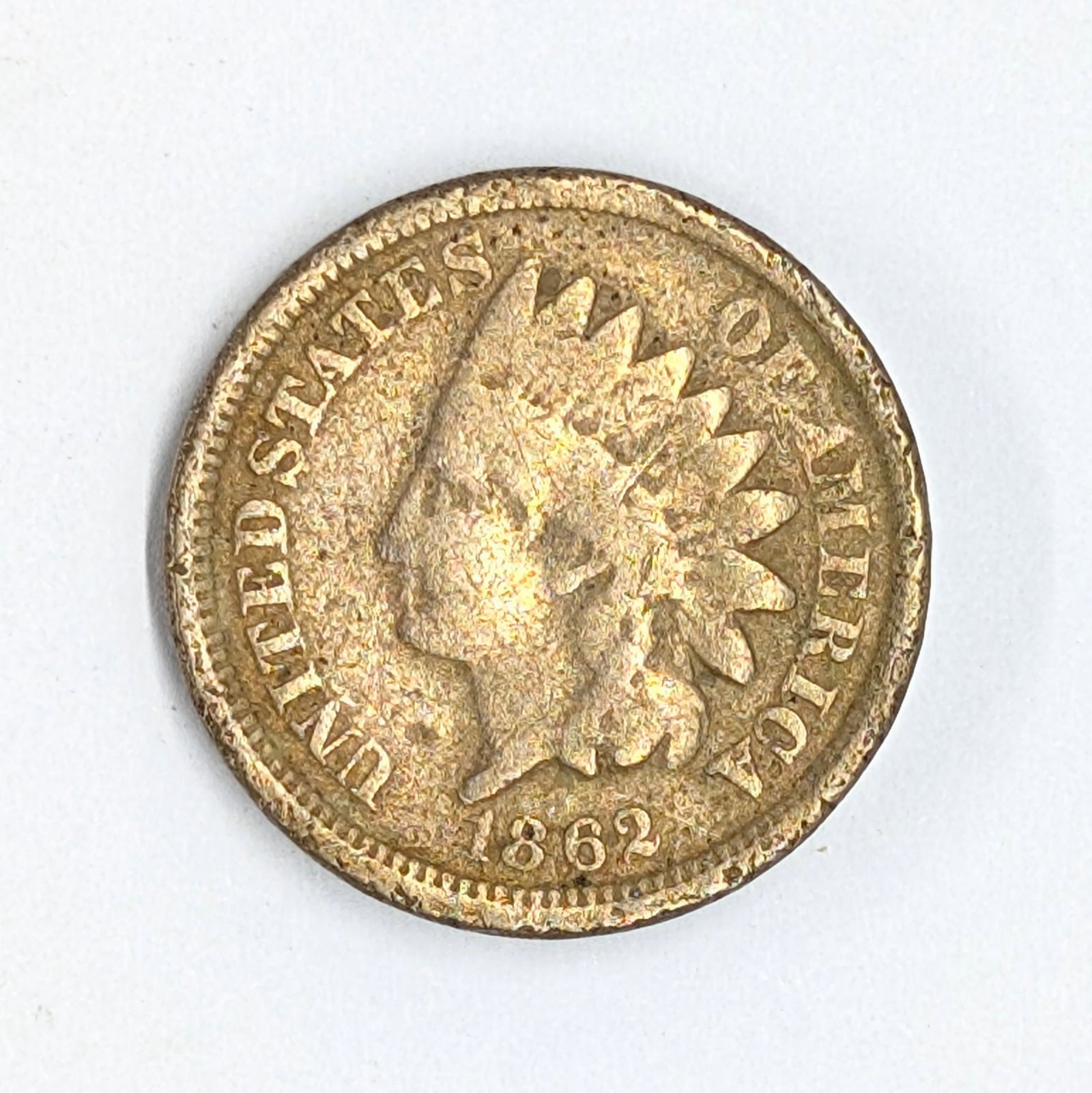 1862 Indian Head Cent - Semi-Key Date (1 of 2)