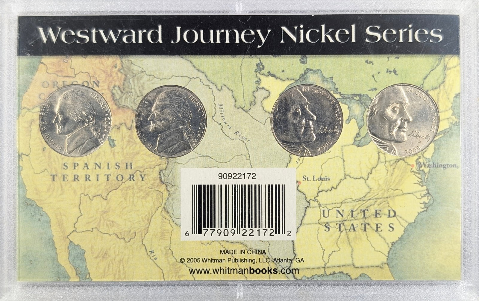 Westward Journey Nickel 4-Coin Series - Lewis & Clark - 2