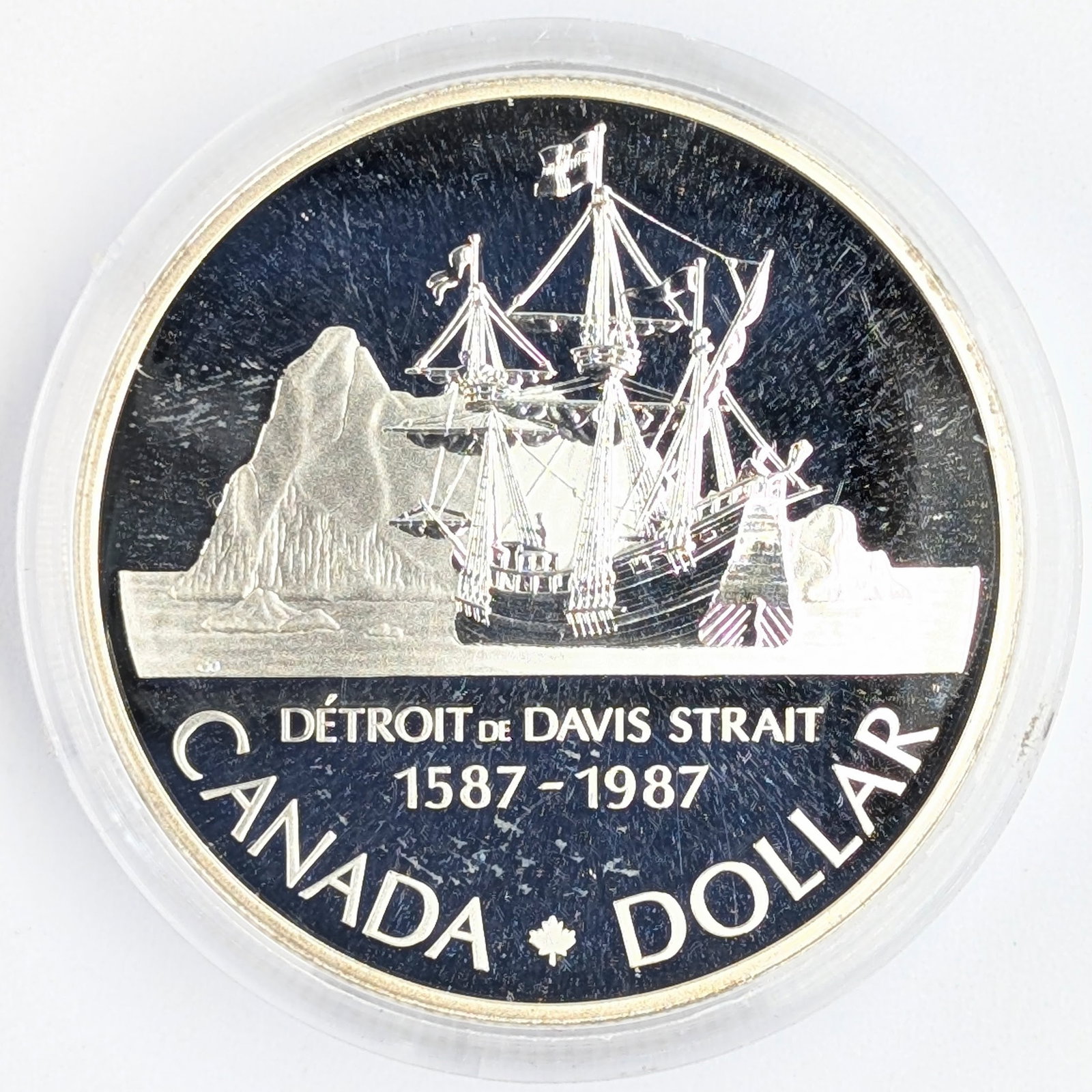 1987 Canadian Silver $1 - Uncirculated (1 of 2)