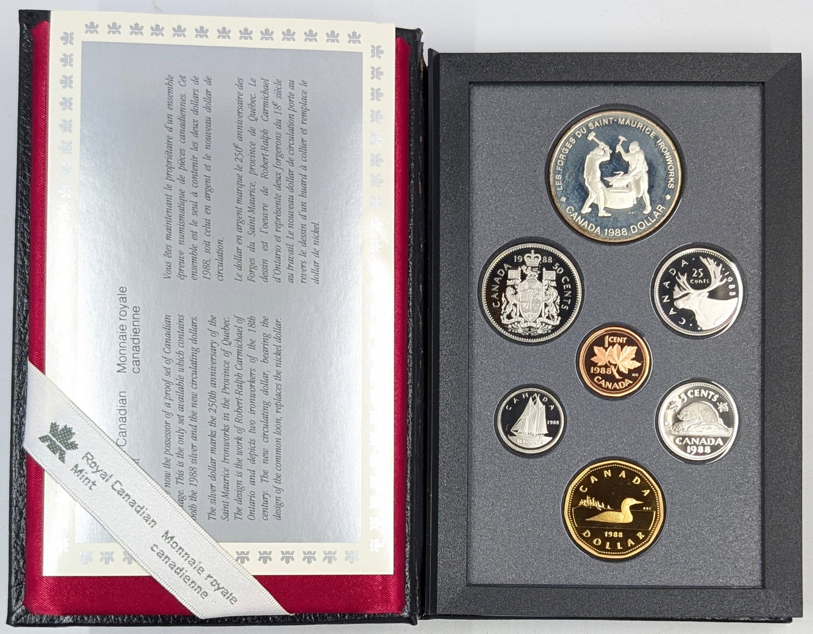 1988 Royal Canadian Mint Proof Set w/ Silver Dollar (1 of 4)