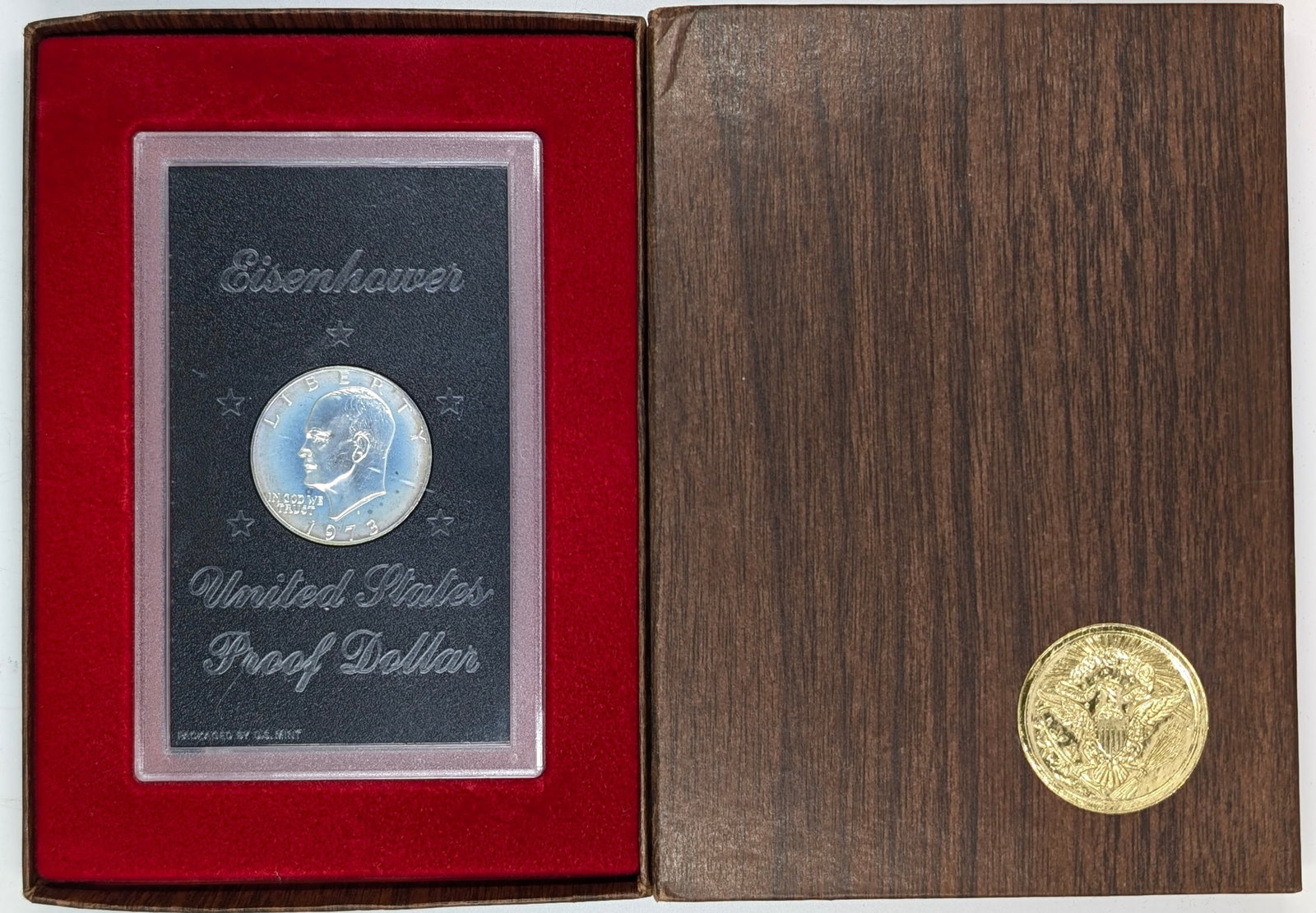 1973 Eisenhower " Ike" Proof Silver Dollar - Toned (1 of 3)
