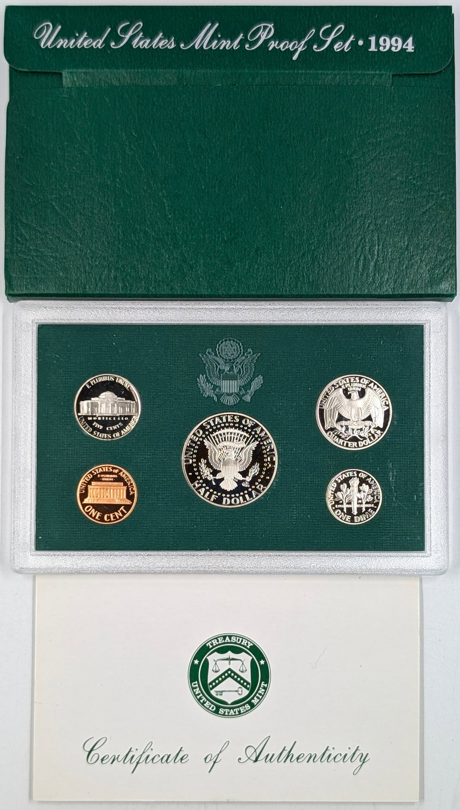 1994 US Mint Proof Set w/ COA - 2
