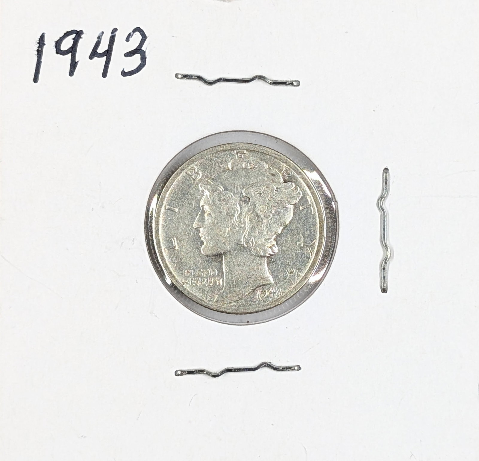 1943 Silver Mercury Dime - Uncirculated: Silver