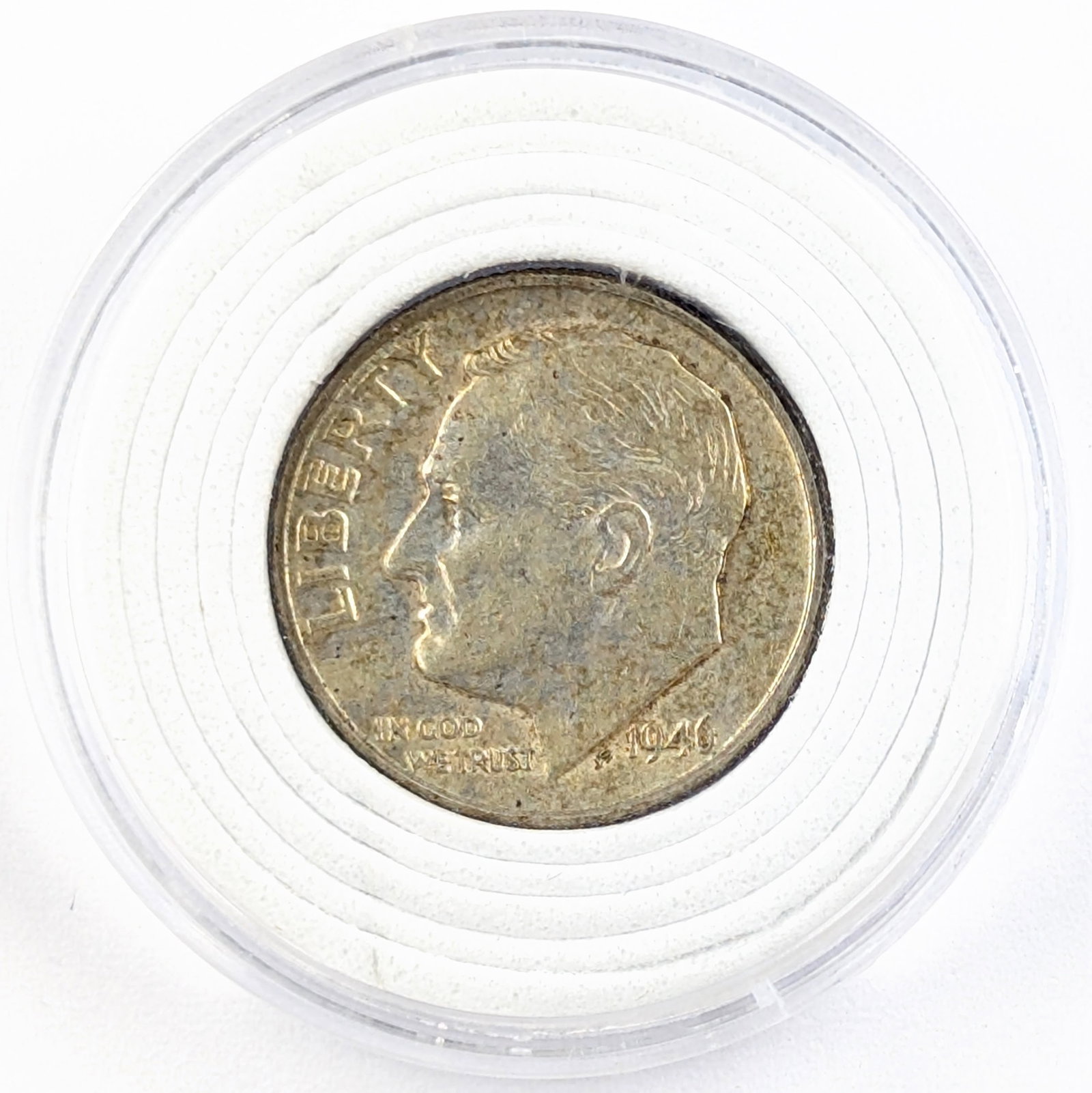 1946 Silver Roosevelt Dime: First year of issue Silver