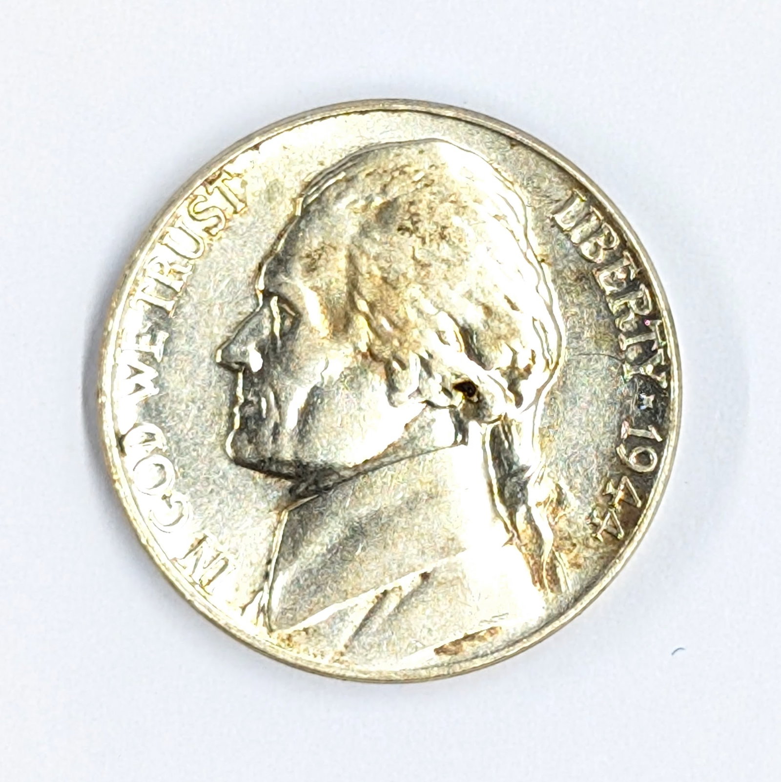 1944-P Silver War Nickel - Uncirculated: 35% Silver
