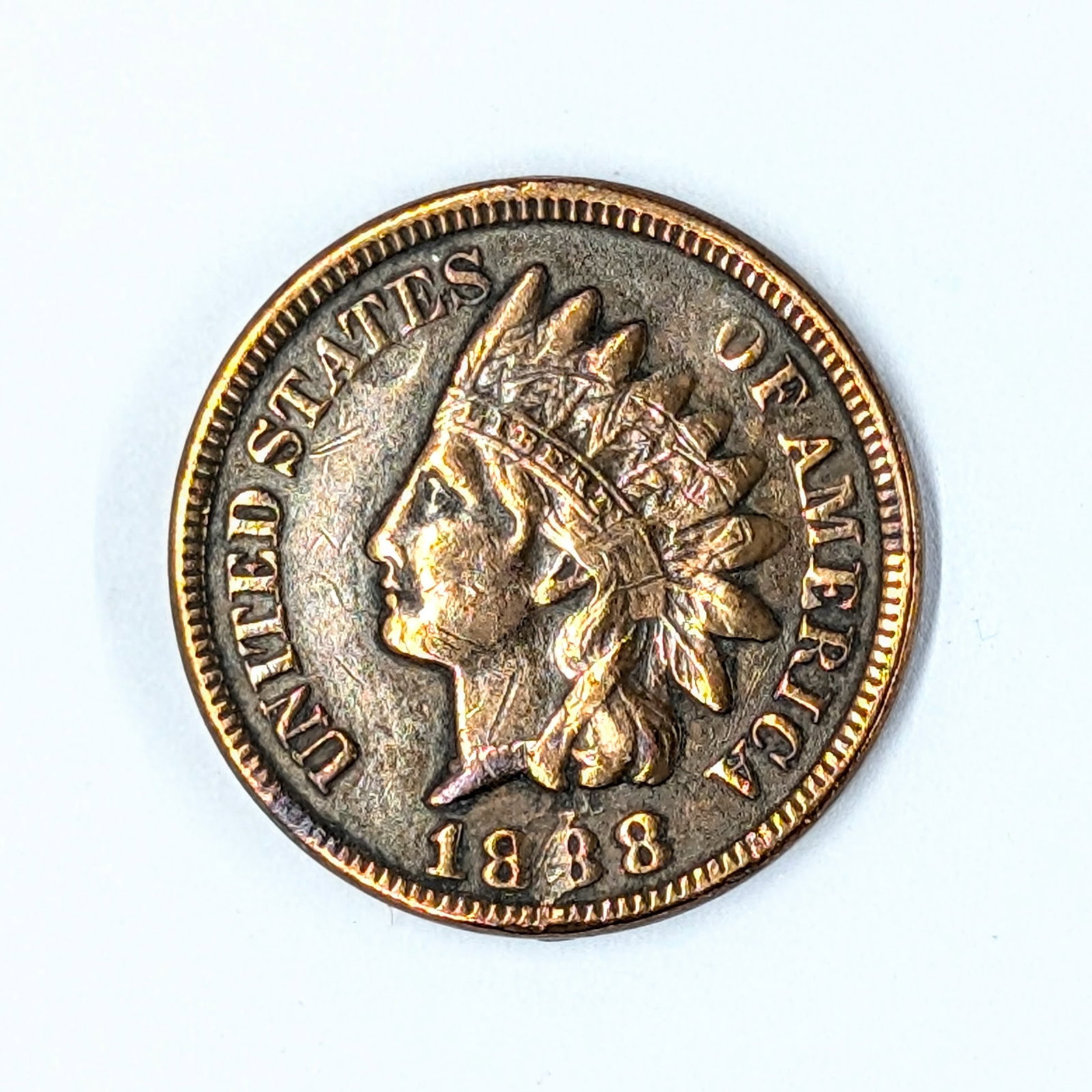 1888 Indian Head Cent - Full 'Liberty' (1 of 2)