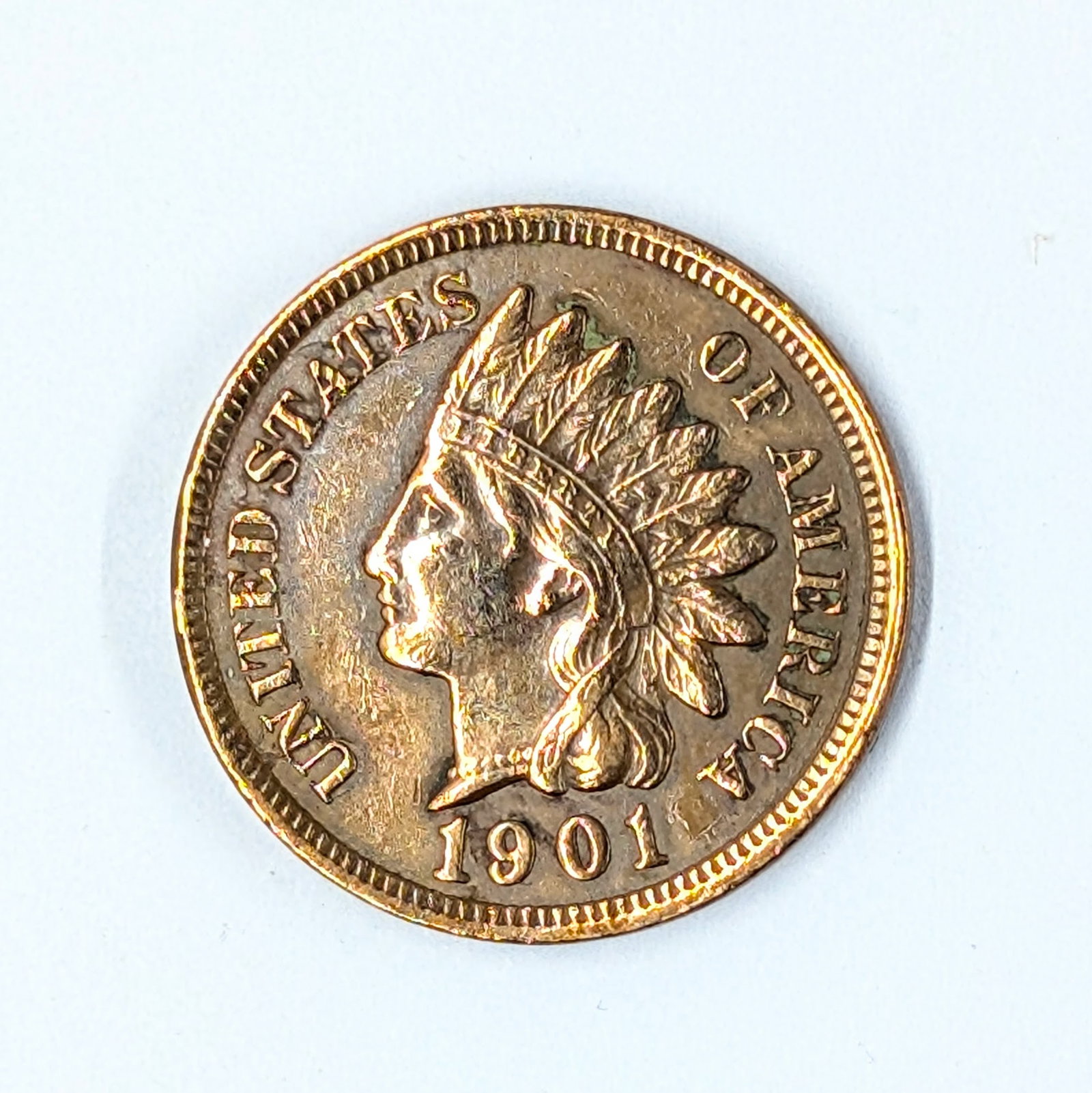 1901 Indian Head Cent - Uncirculated: Coin