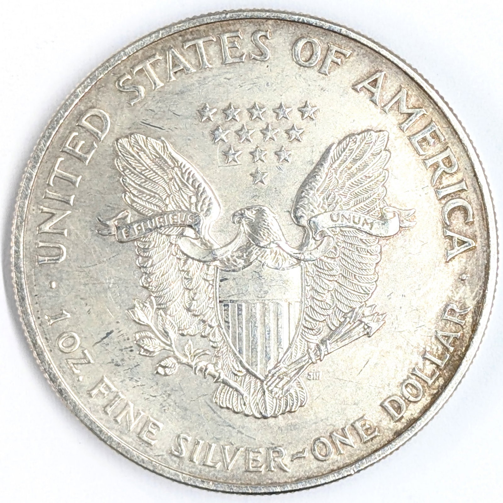 2003 American Silver Eagle Dollar - Lightly Toned - 2