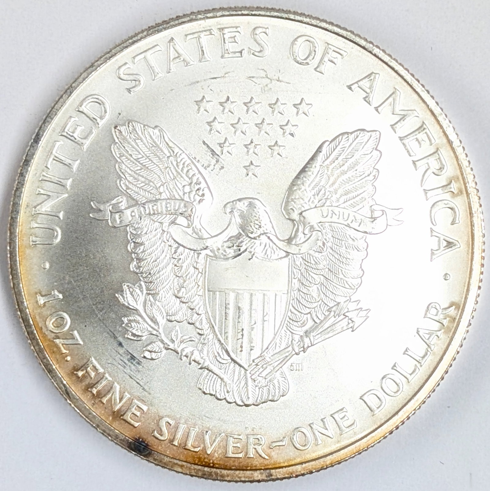 2005 American Silver Eagle Dollar - Lightly Toned - 2