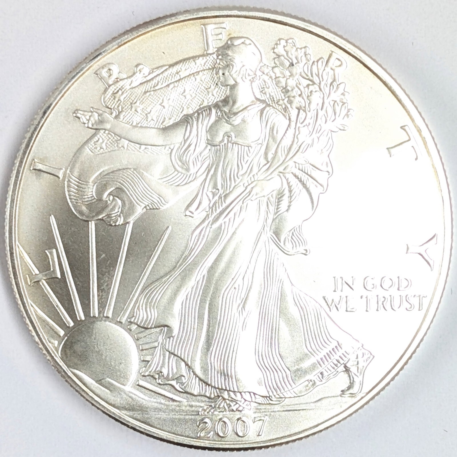 2007 American Silver Eagle Dollar (1 of 2)