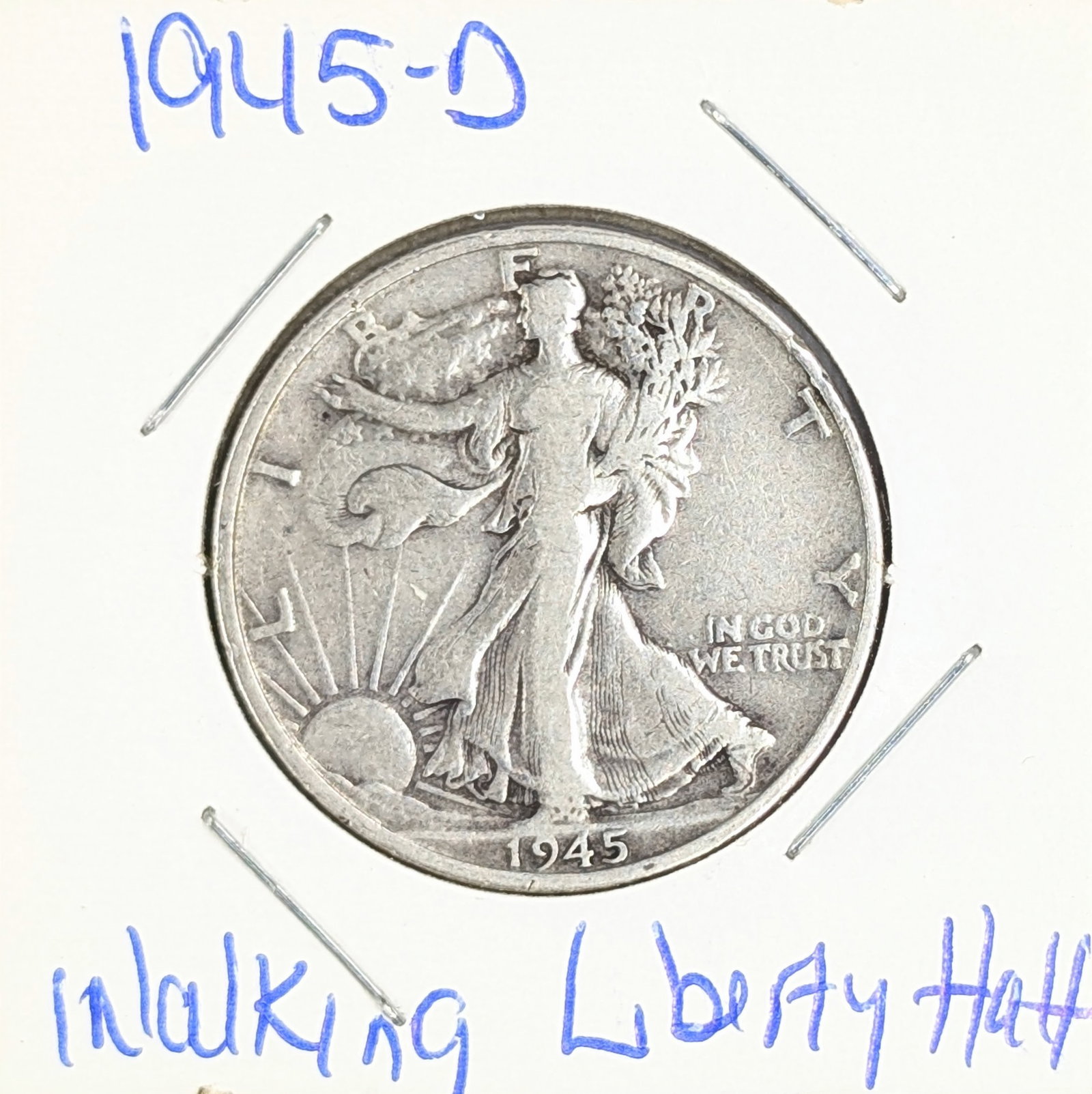 1945-D Silver Walking Liberty Half Dollar: Silver
