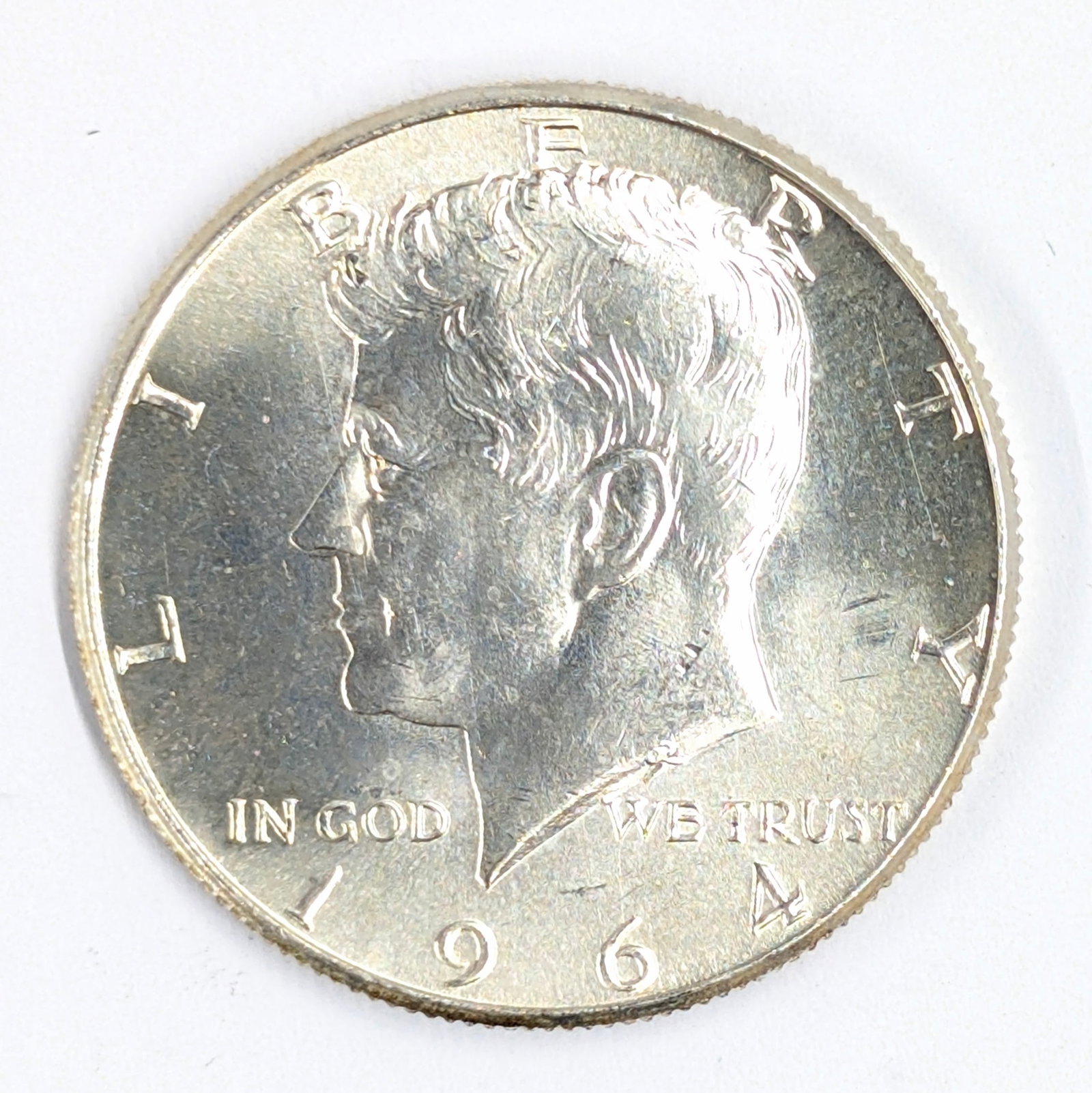 1964 Silver John F Kennedy Half Dollar - Uncirculated: Silver