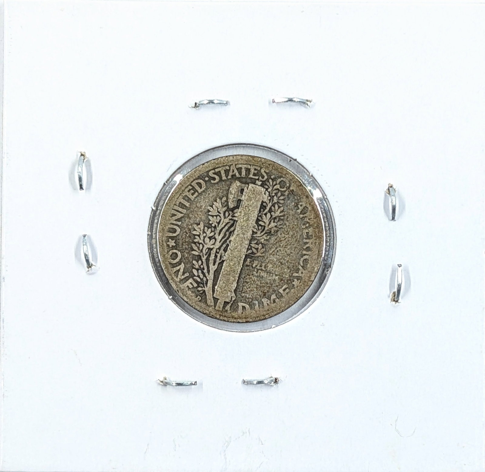 FEATURE 1921-D Silver Mercury Dime - Semi-Key Date - 2