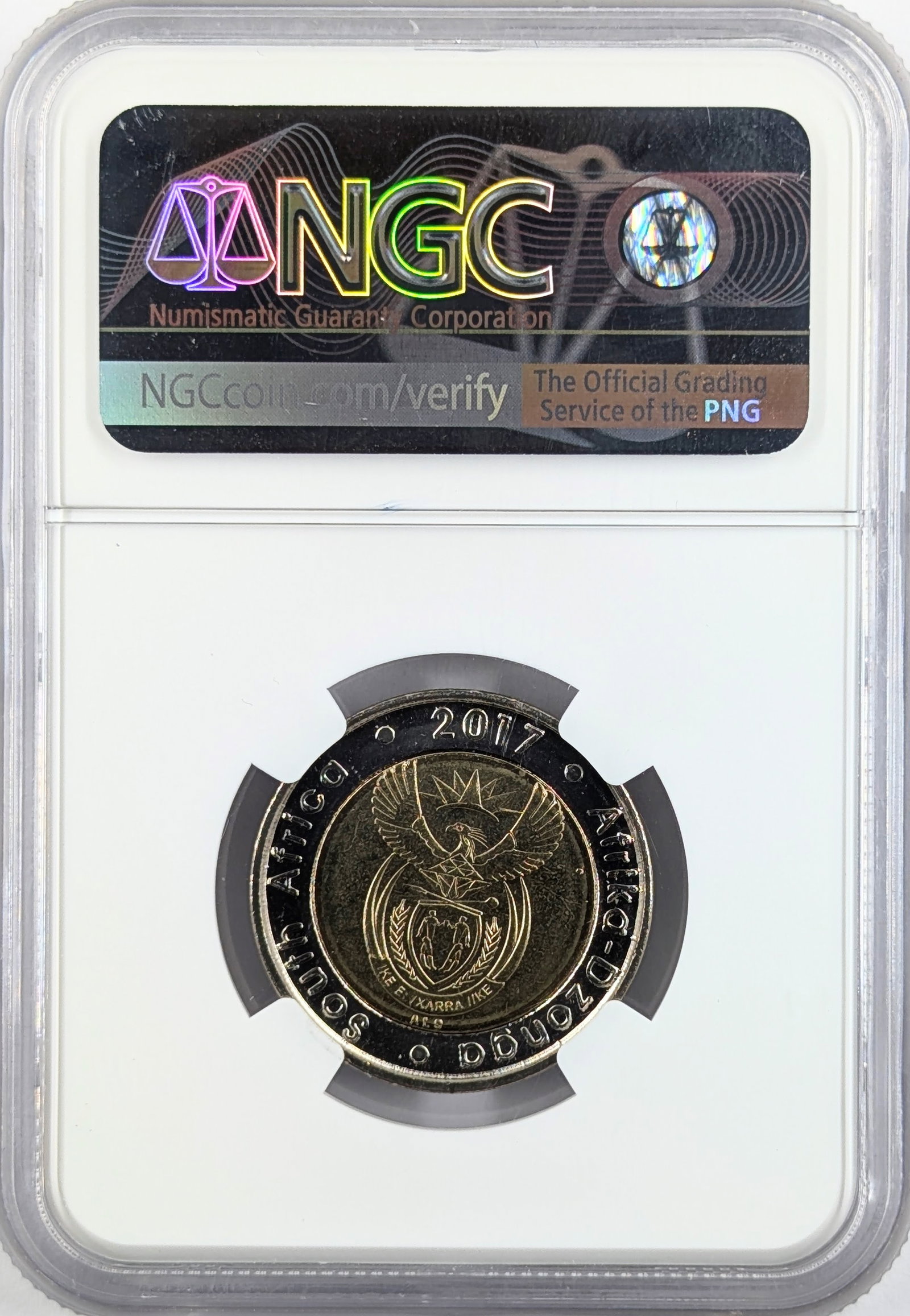 NGC 2017 MS67 South Africa 5 Rand - Oliver Tambo - 2