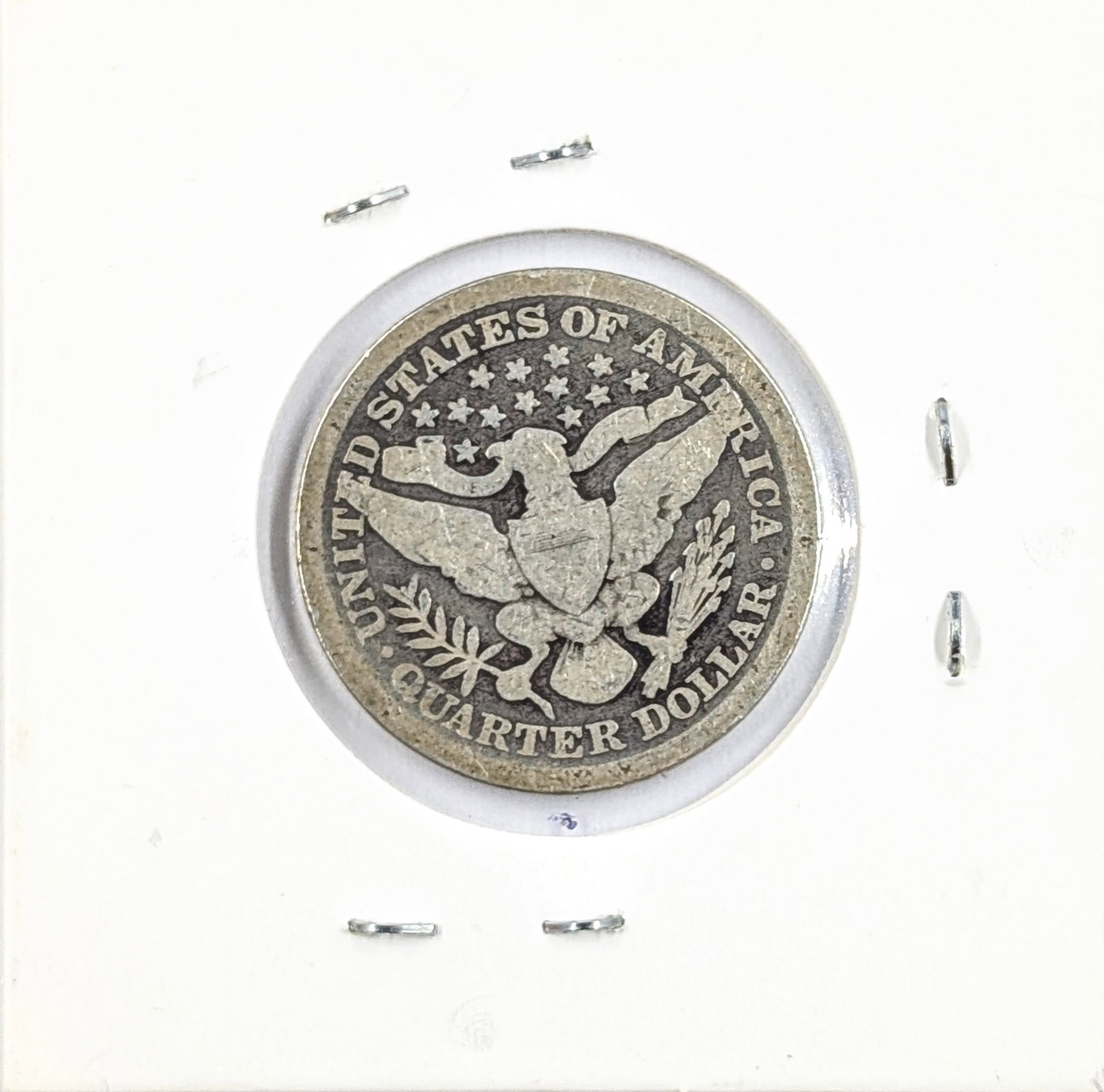 1893 Silver Barber Quarter - 2