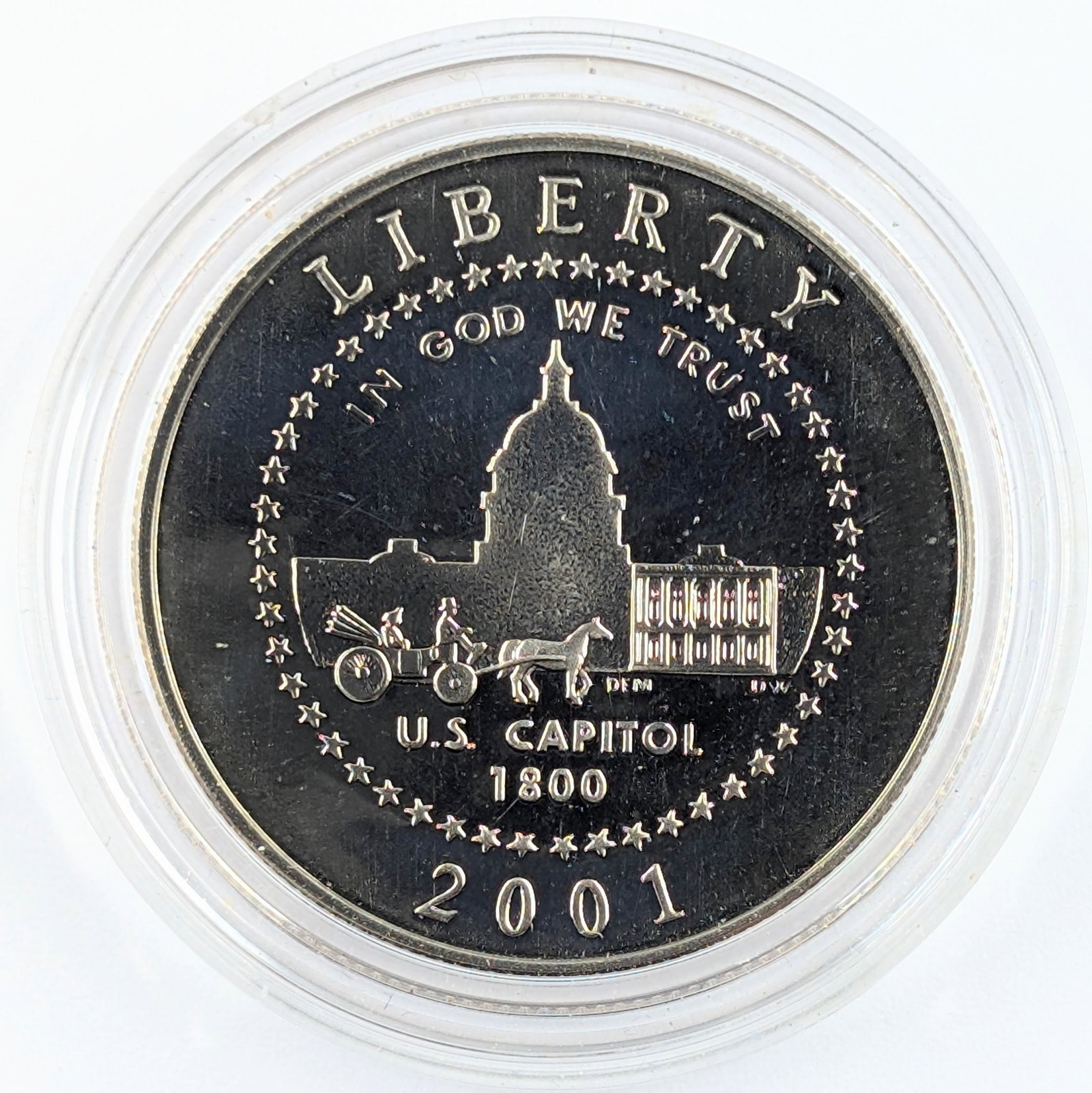 2001 US Capitol Visitor Center Half Dollar - Proof: Coin