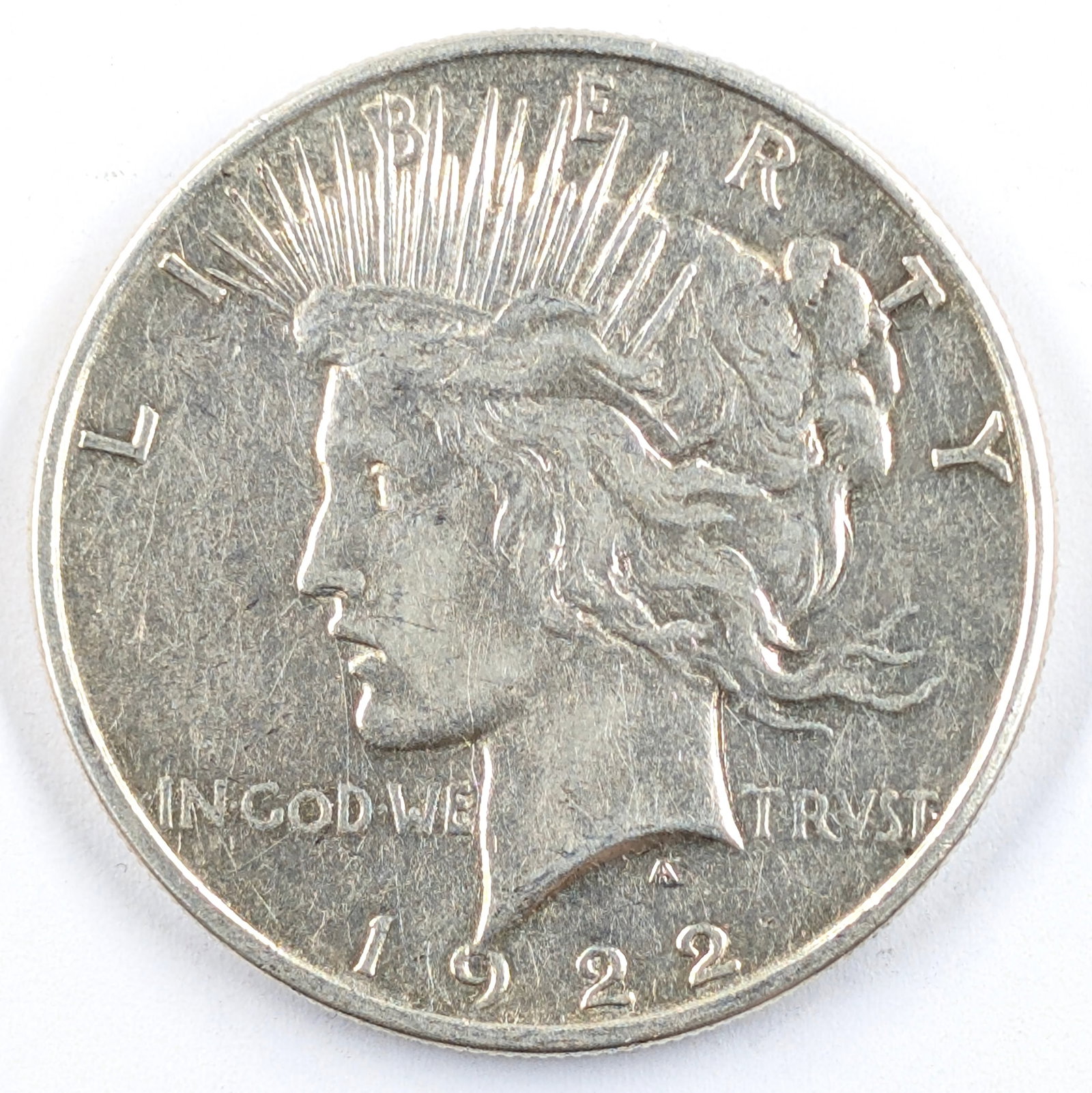 1922 Silver Peace Dollar: Silver