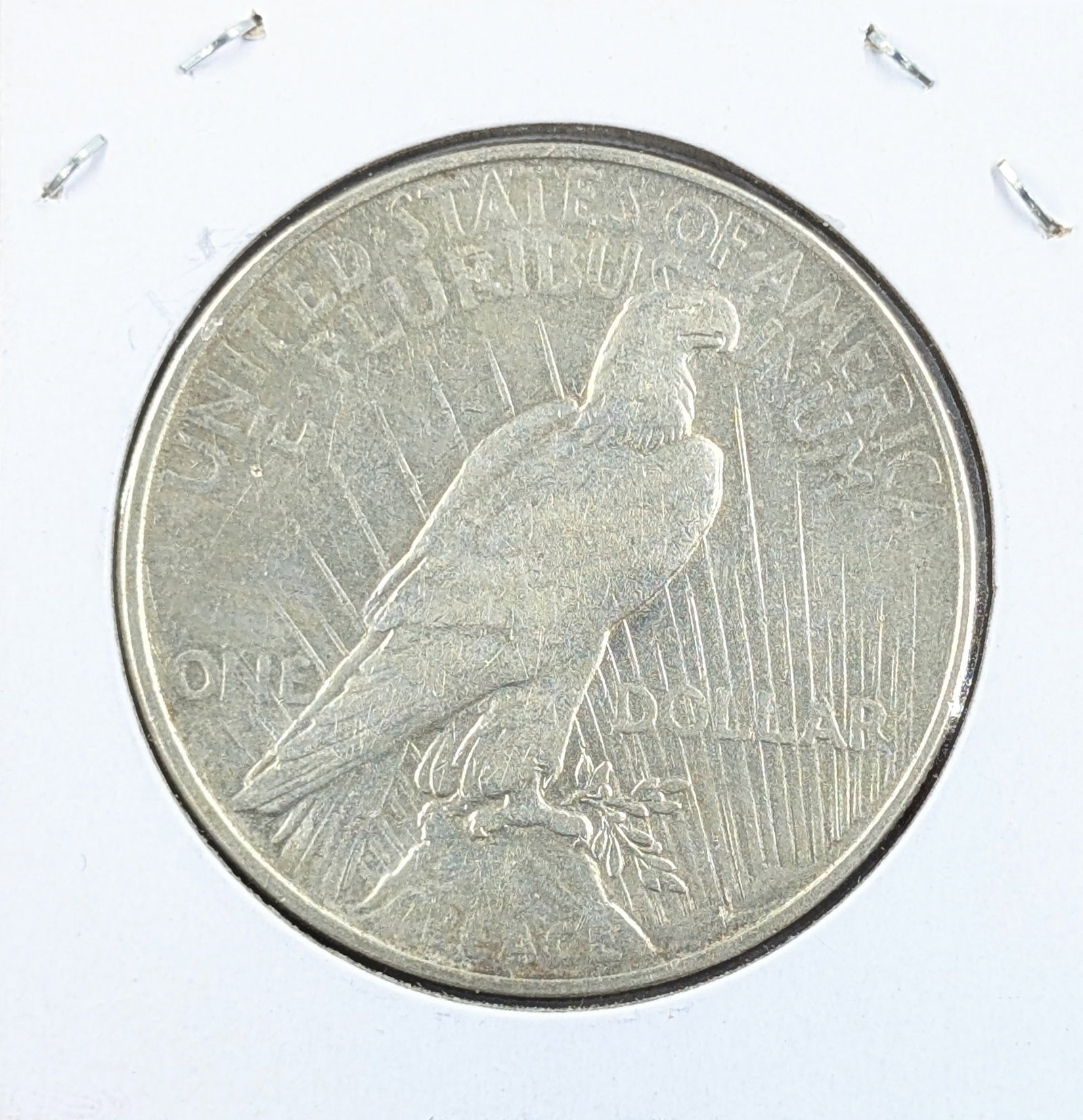 1922 Silver Peace Dollar - Toned - 2
