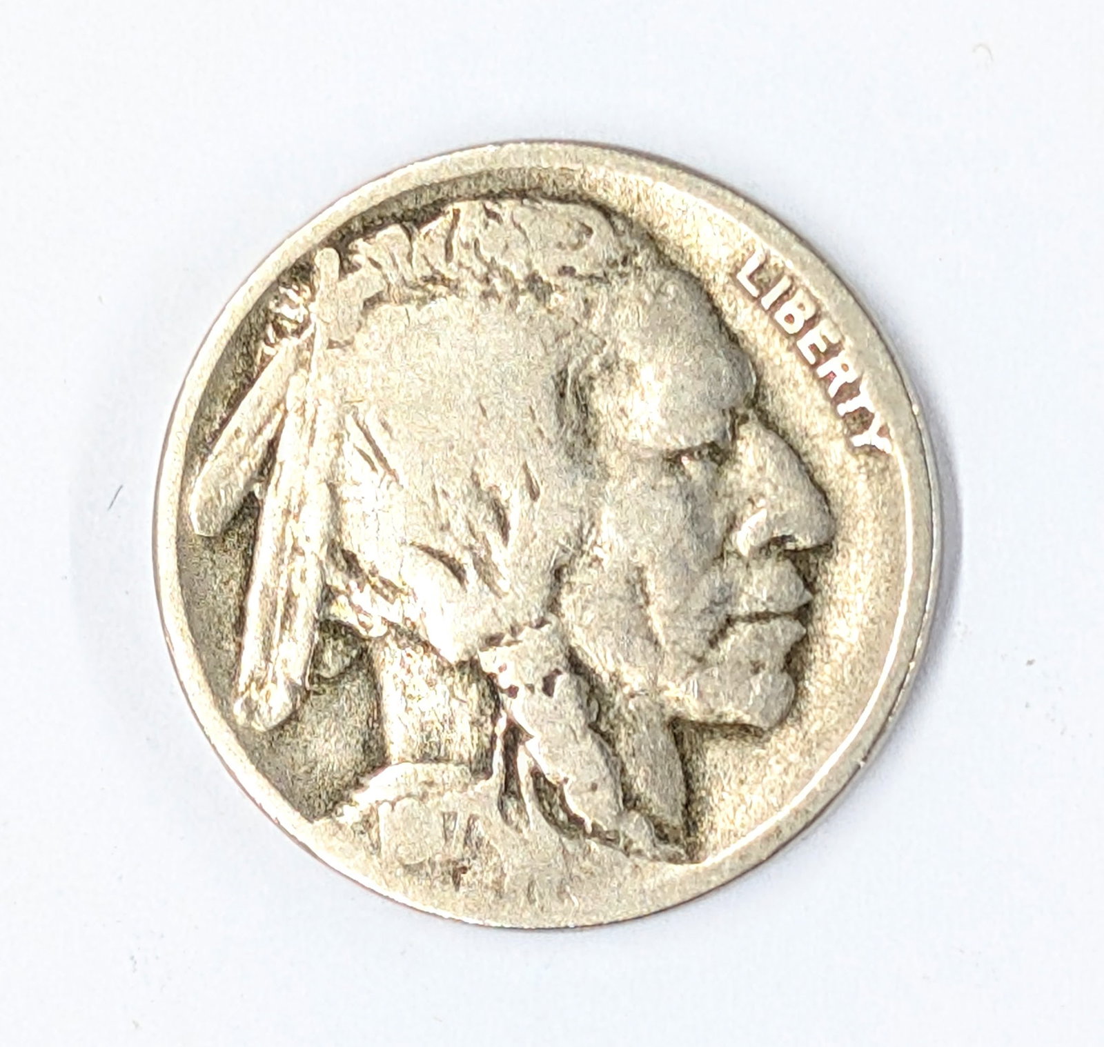 1917-D Buffalo Head Nickel - Semi-Key Date: Coin
