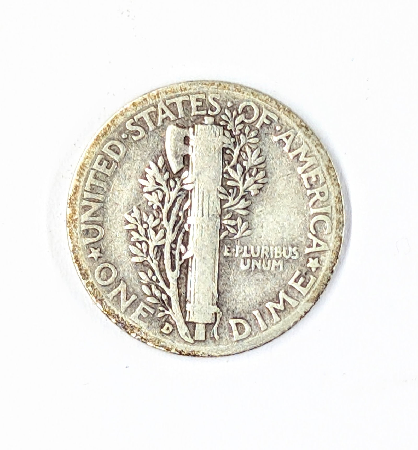 1938-D Silver Mercury Dime - 2