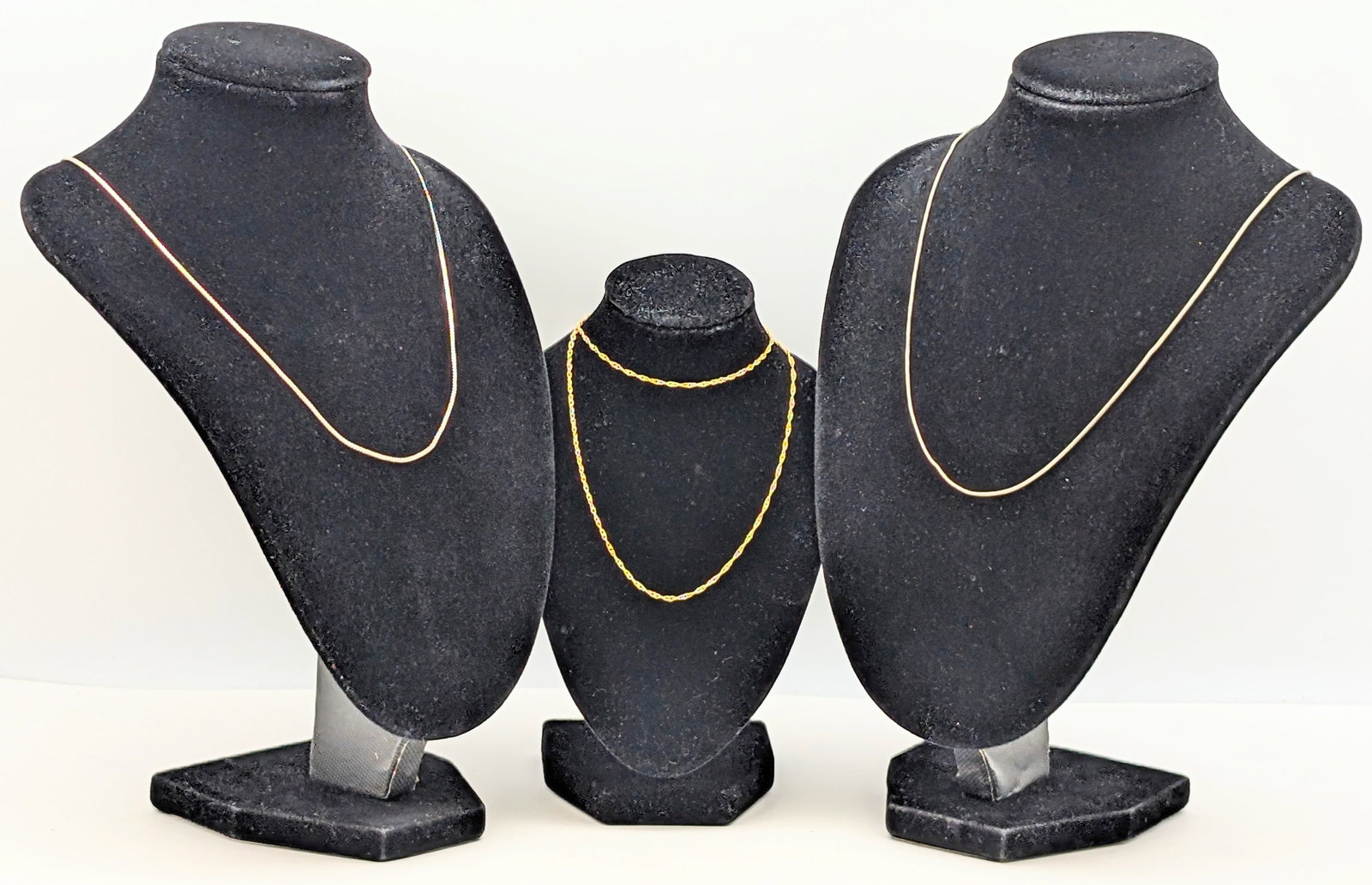 Lot of 3 Sterling Silver Chain Necklaces - 2