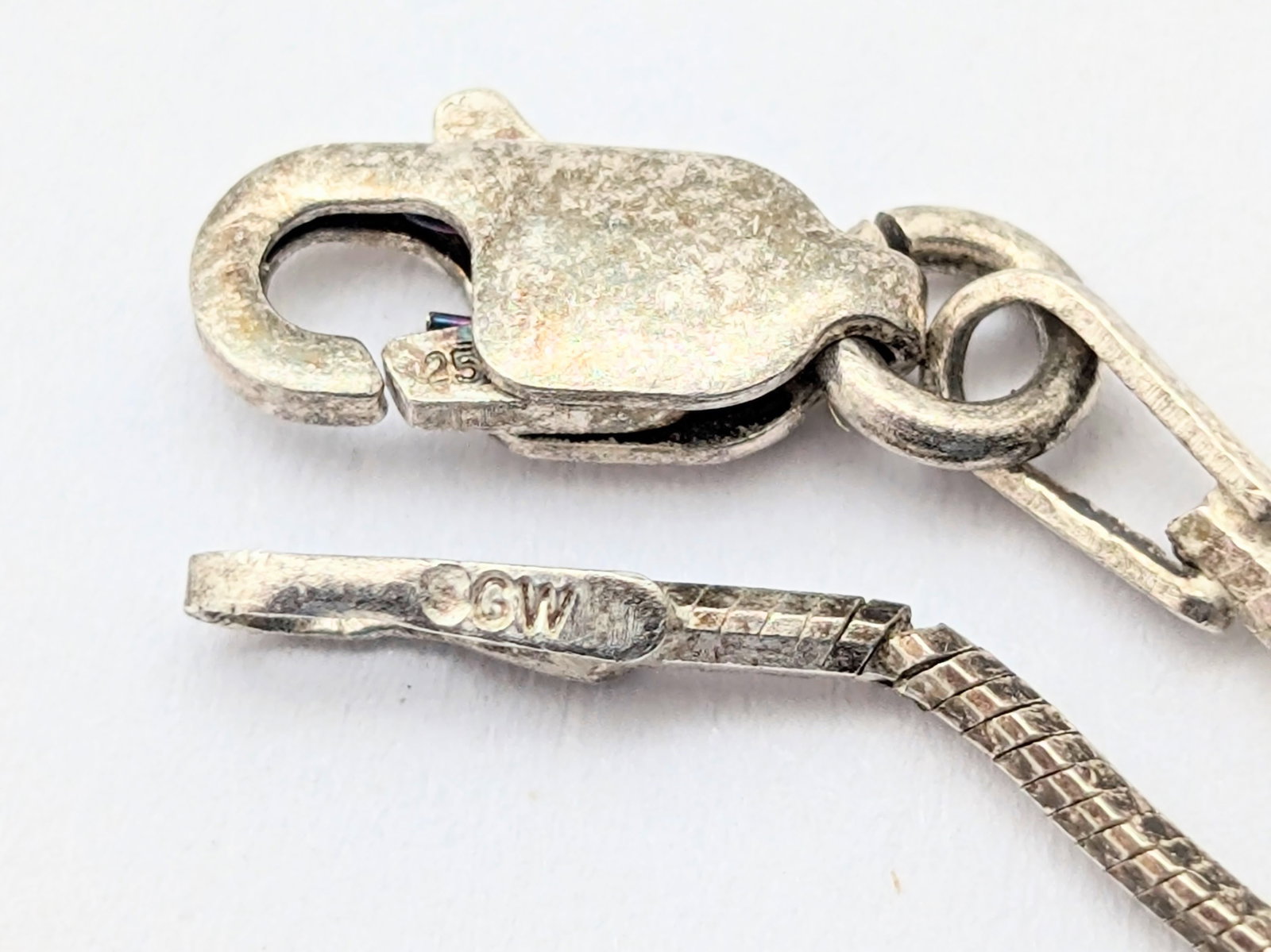 Lot of 3 Sterling Silver Chain Necklaces - 3