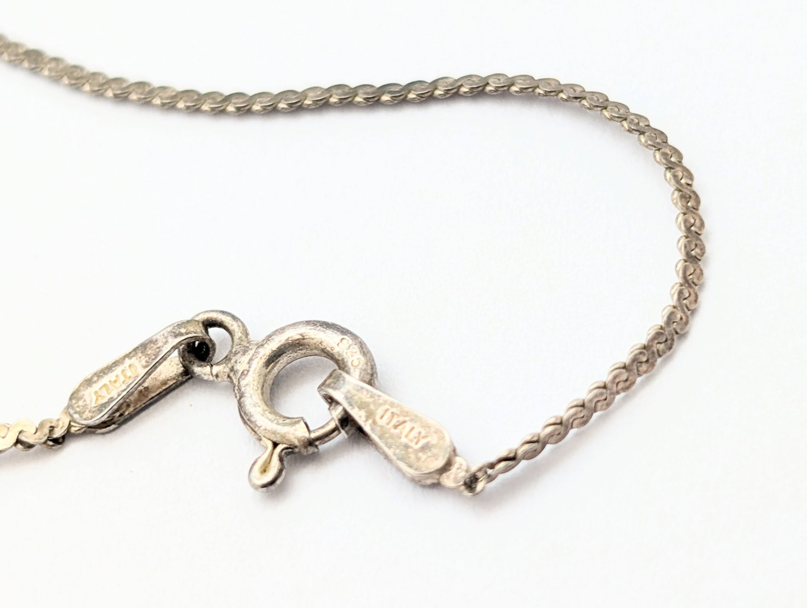 Lot of 3 Sterling Silver Chain Necklaces - 5