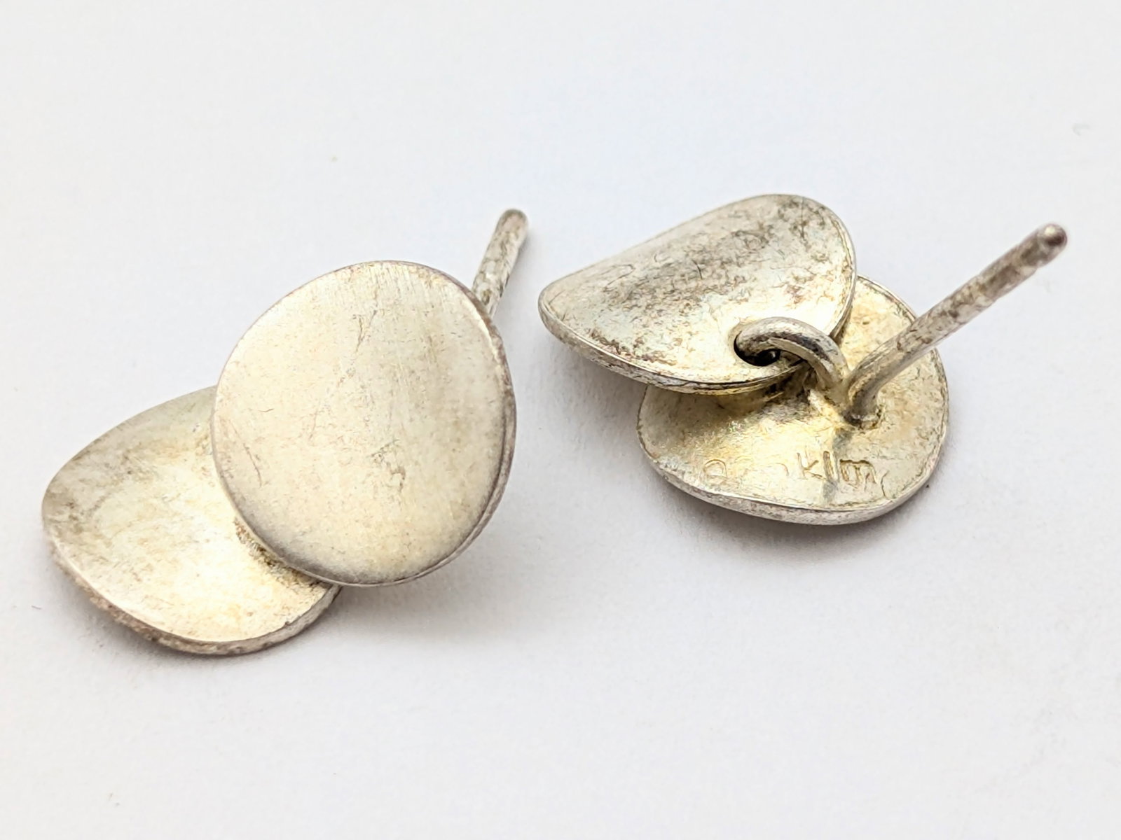 Lot of 5 Sterling Silver Earrings - Clemson, Fox, etc. - 2