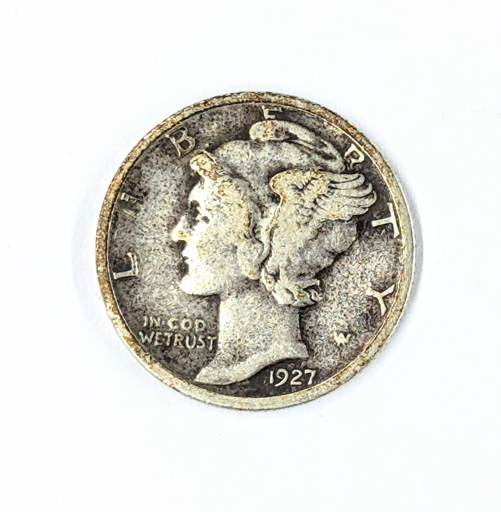 1927 Silver Mercury Dime: Silver