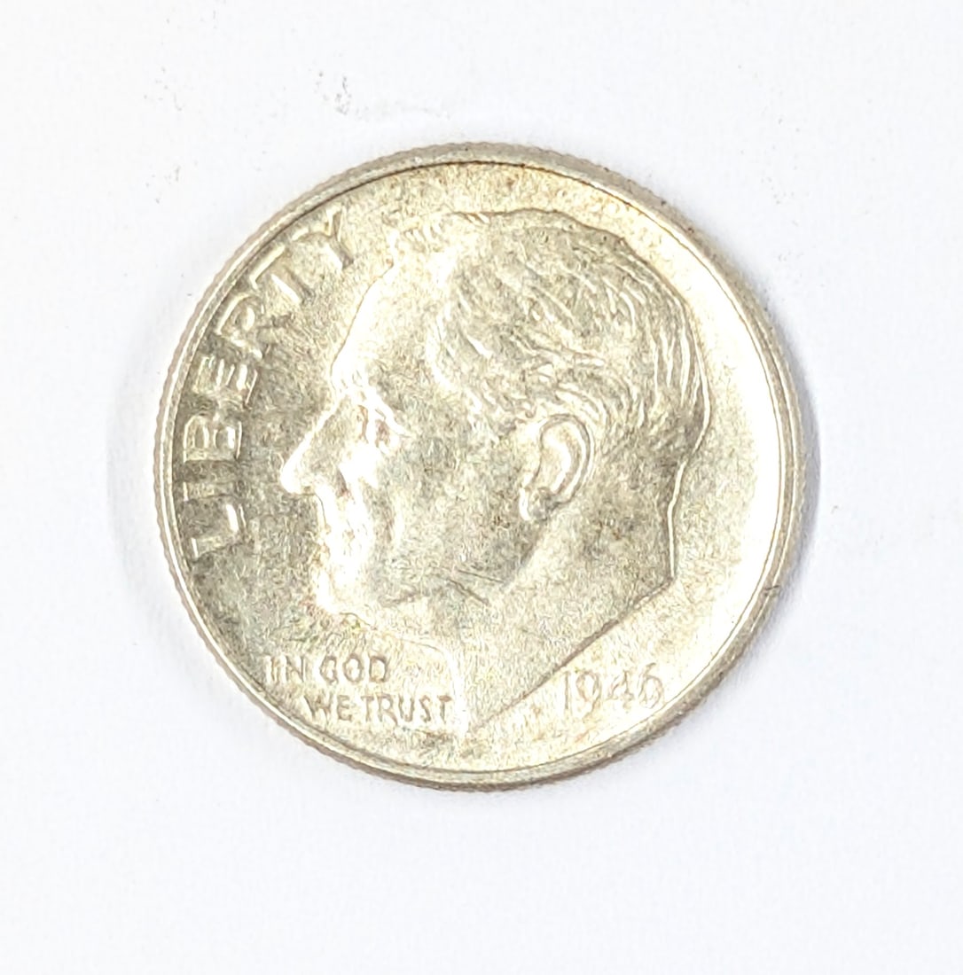 1946-D Silver Roosevelt Dime - Uncirculated: Silver