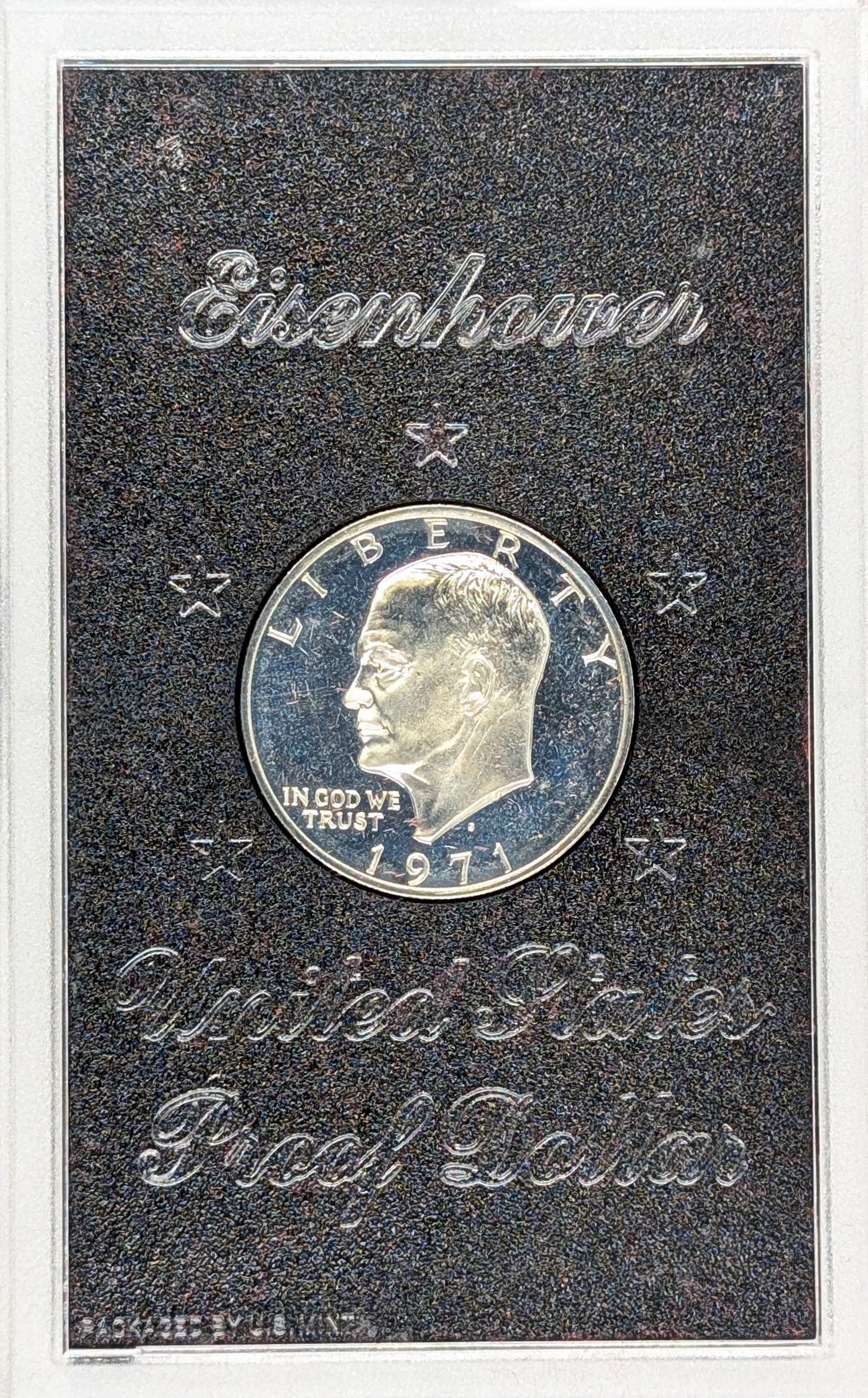 1971 Eisenhower " Ike" Proof Silver Dollar - 2