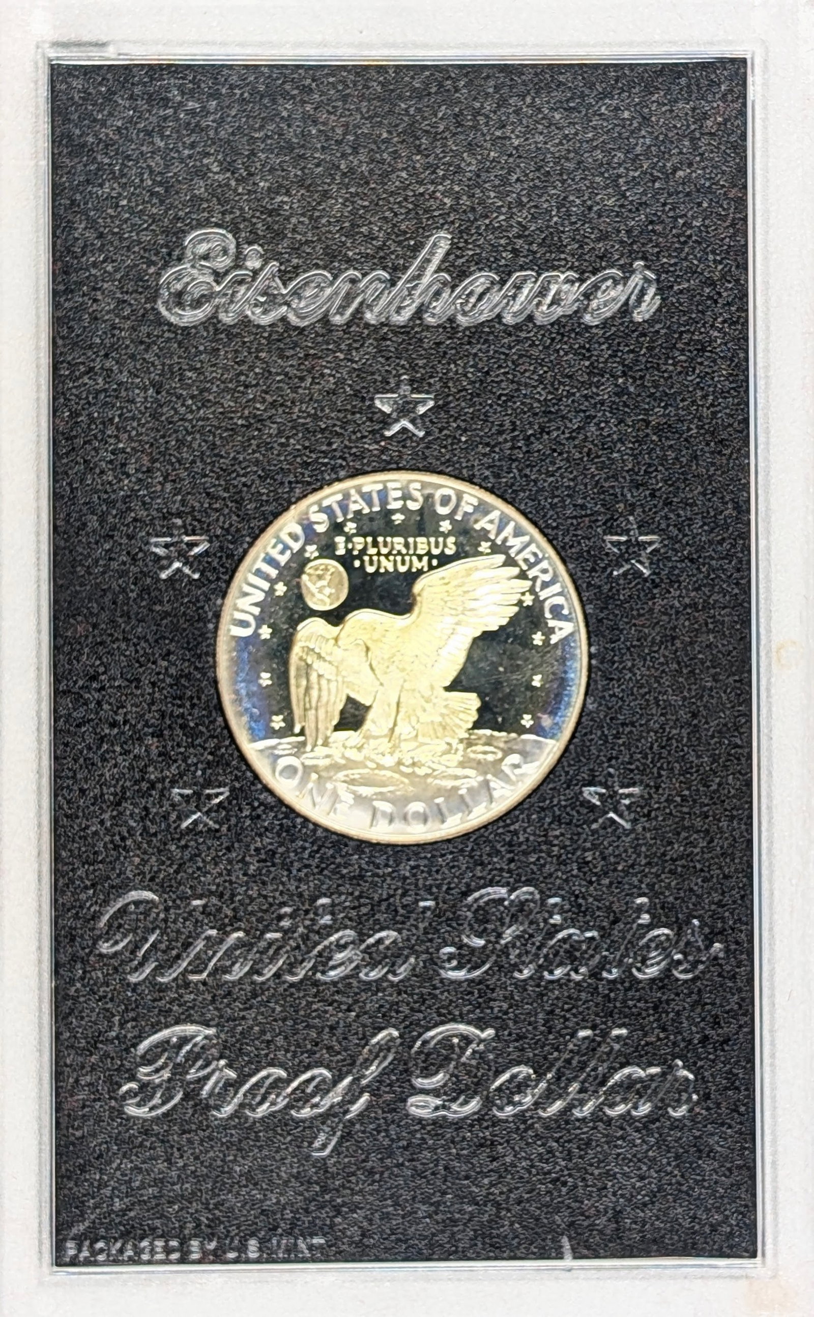 1974 Eisenhower " Ike" Proof Silver Dollar - Beautifully Toned - 3