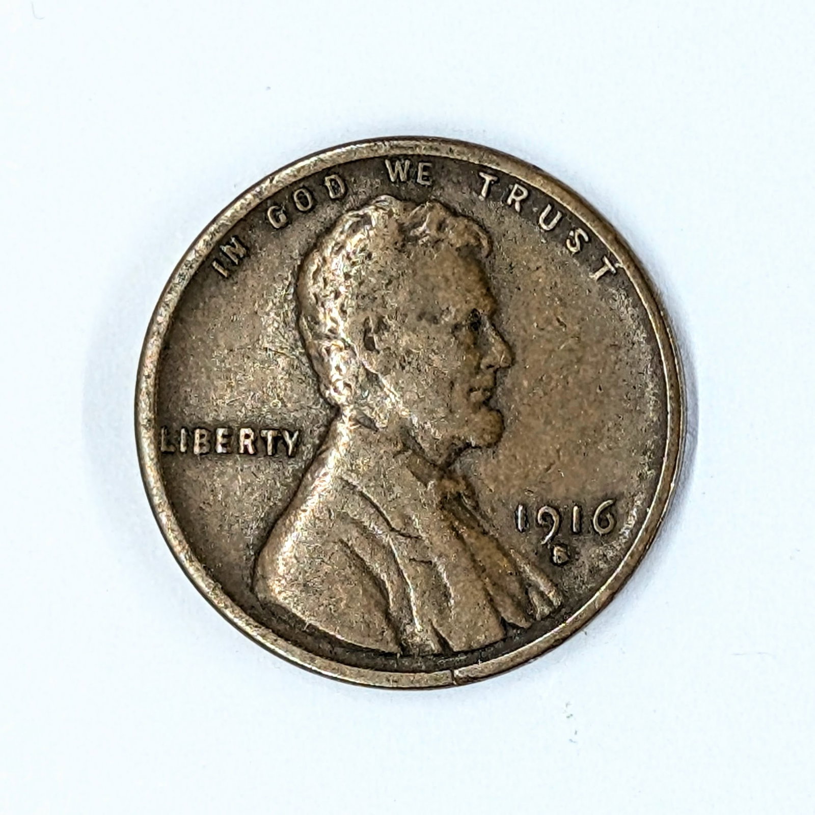 1916-S Wheat Cent: Coin