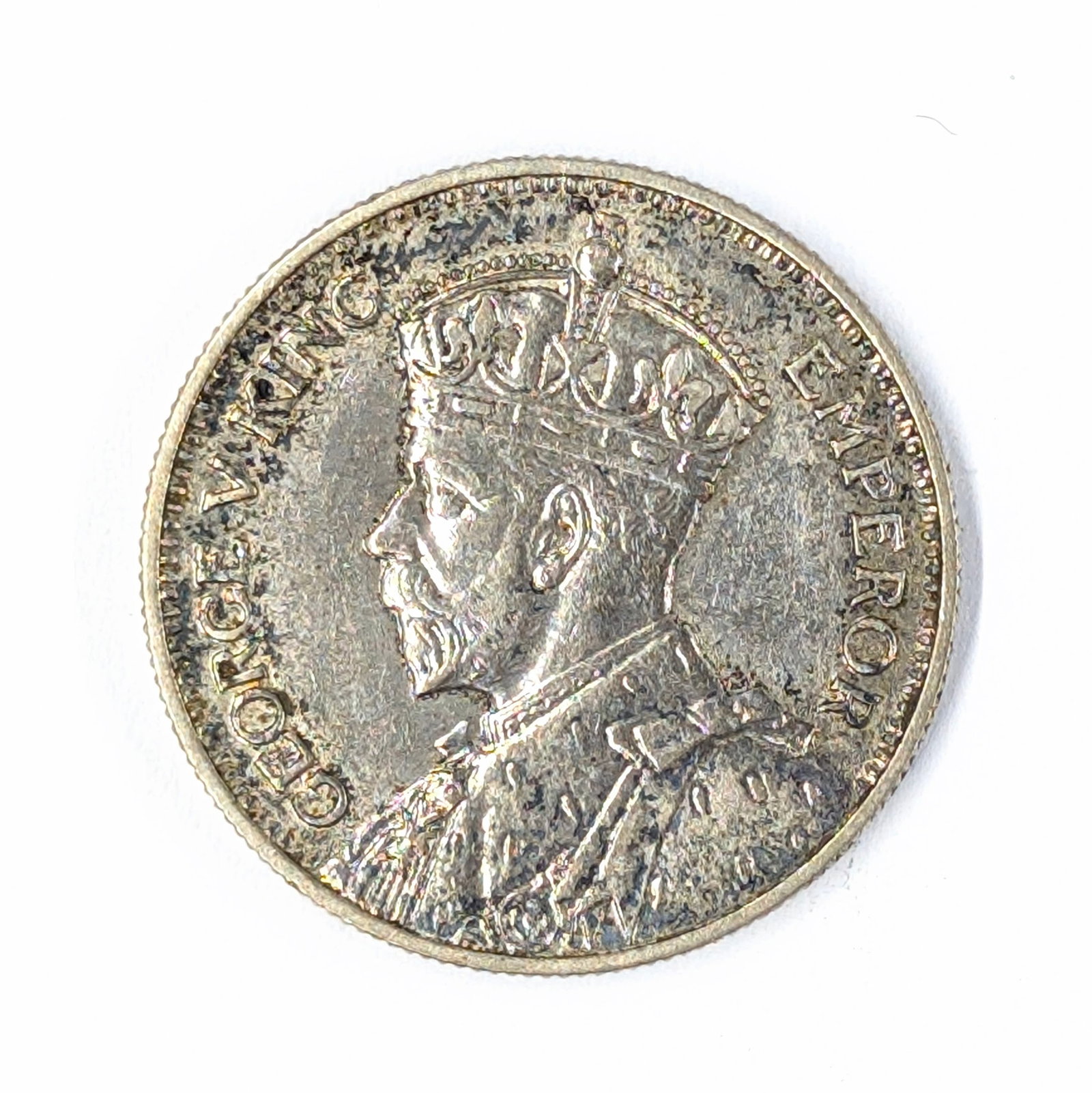 1934 Silver New Zealand 1 Shilling - 2